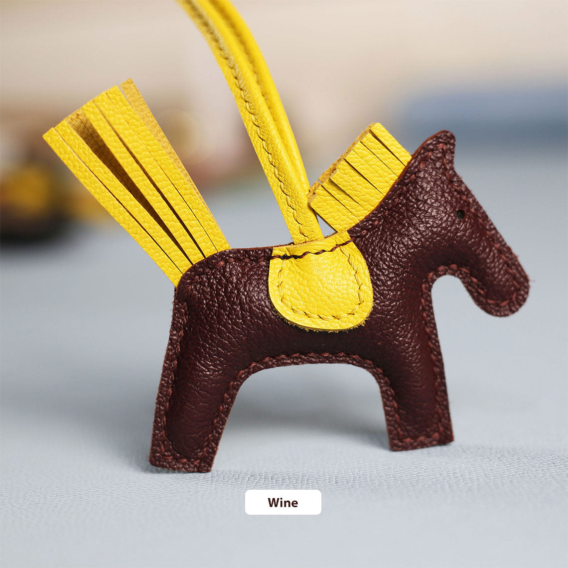Wirkin® Sheep Leather Horse Bag Charm DIY Kit