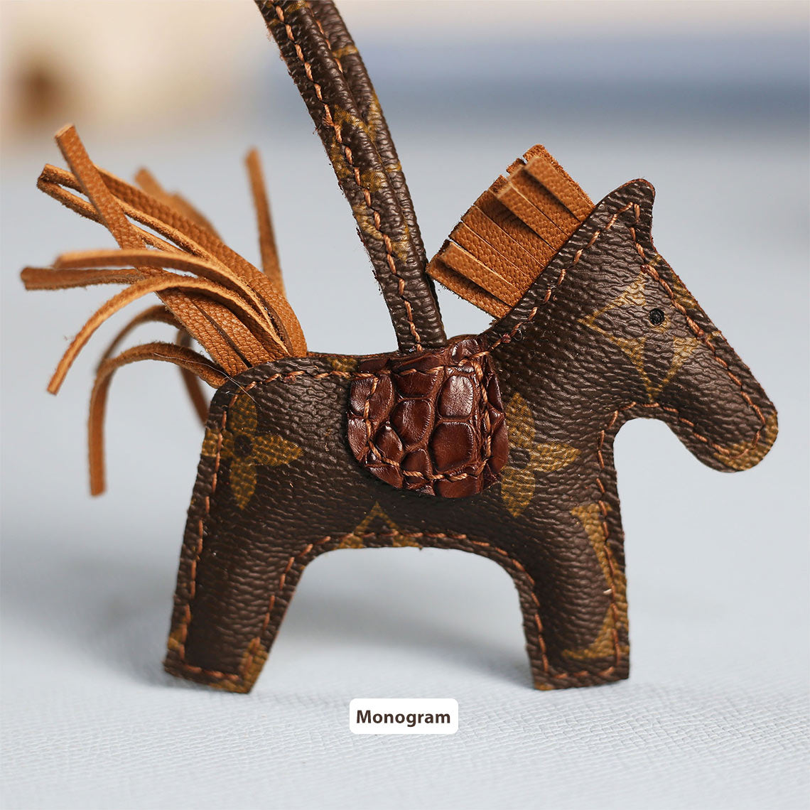 Wirkin® Sheep Leather Horse Bag Charm DIY Kit