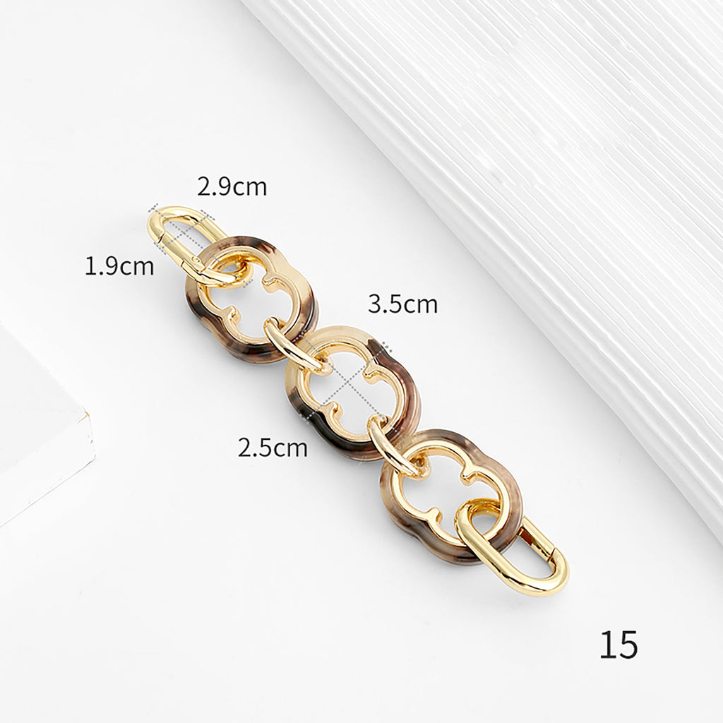 Bag Extension Chain, Amber Acrylic Bag Chain, Underarm Bag Extended Shoulder Strap Accessory