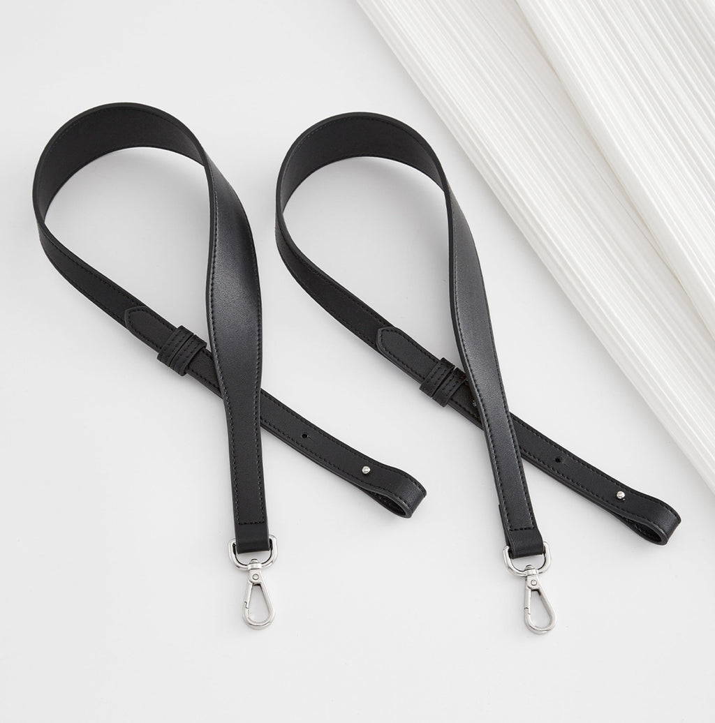 Handmade Genuine Leather Backpack Straps with Adjustable Length and Pressure-Reducing Shoulder Pads