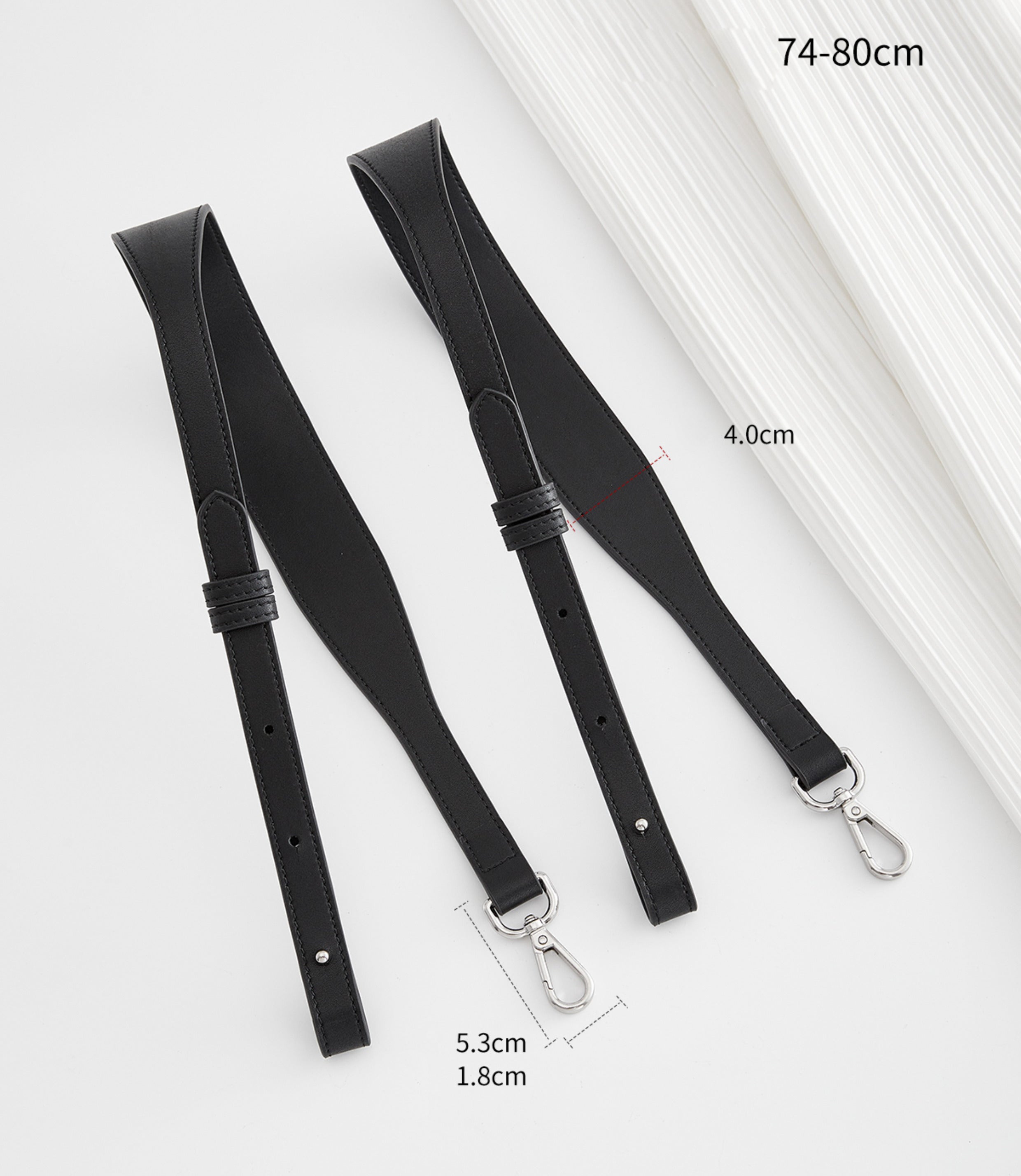 Handmade Genuine Leather Backpack Straps with Adjustable Length and Pressure-Reducing Shoulder Pads