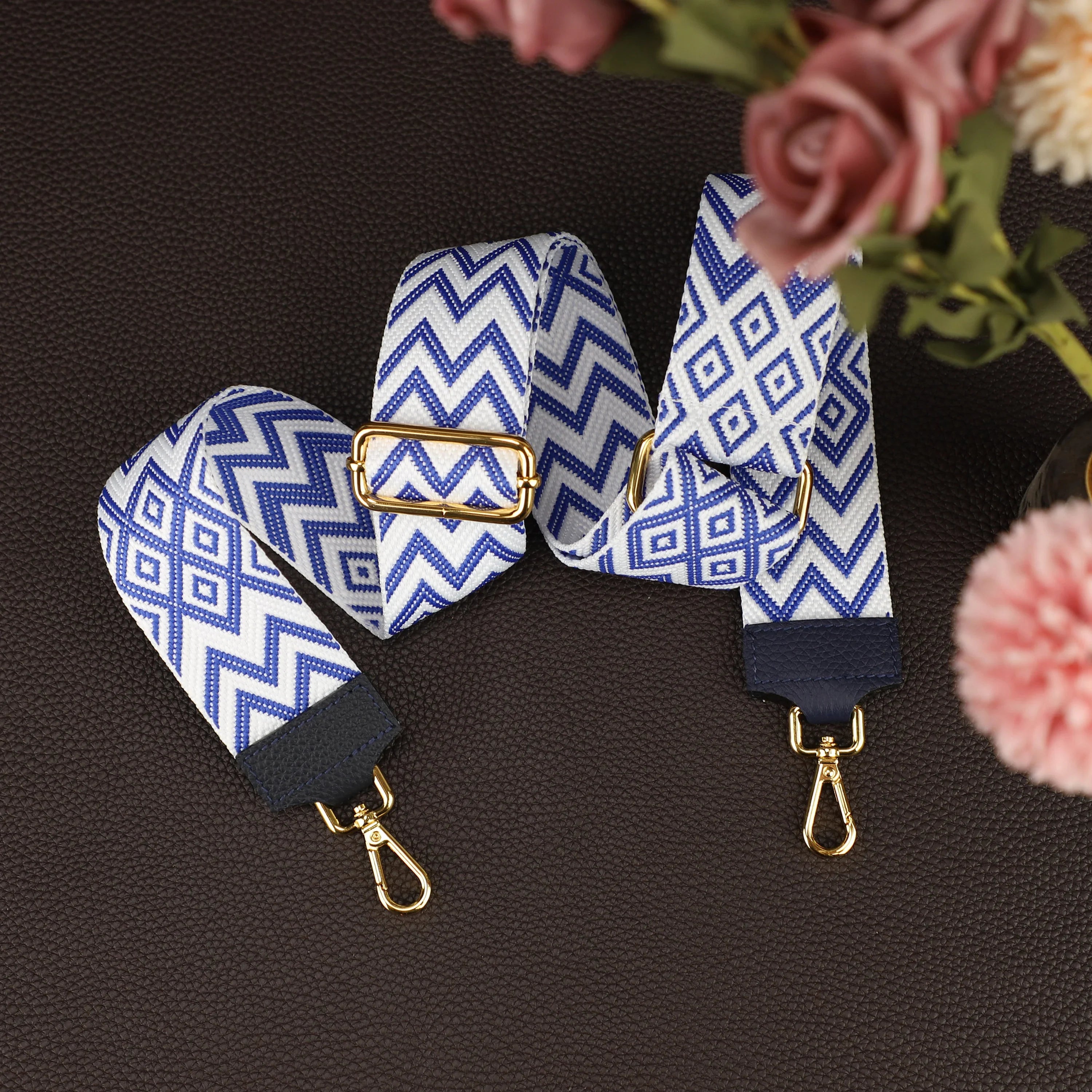 2025 new Geometric Patterned Strap for Bags, Wide Strap Shoulder Strap, camera bag straps, Fabric Bag Strap,Handbags Strap,Crossbody strap