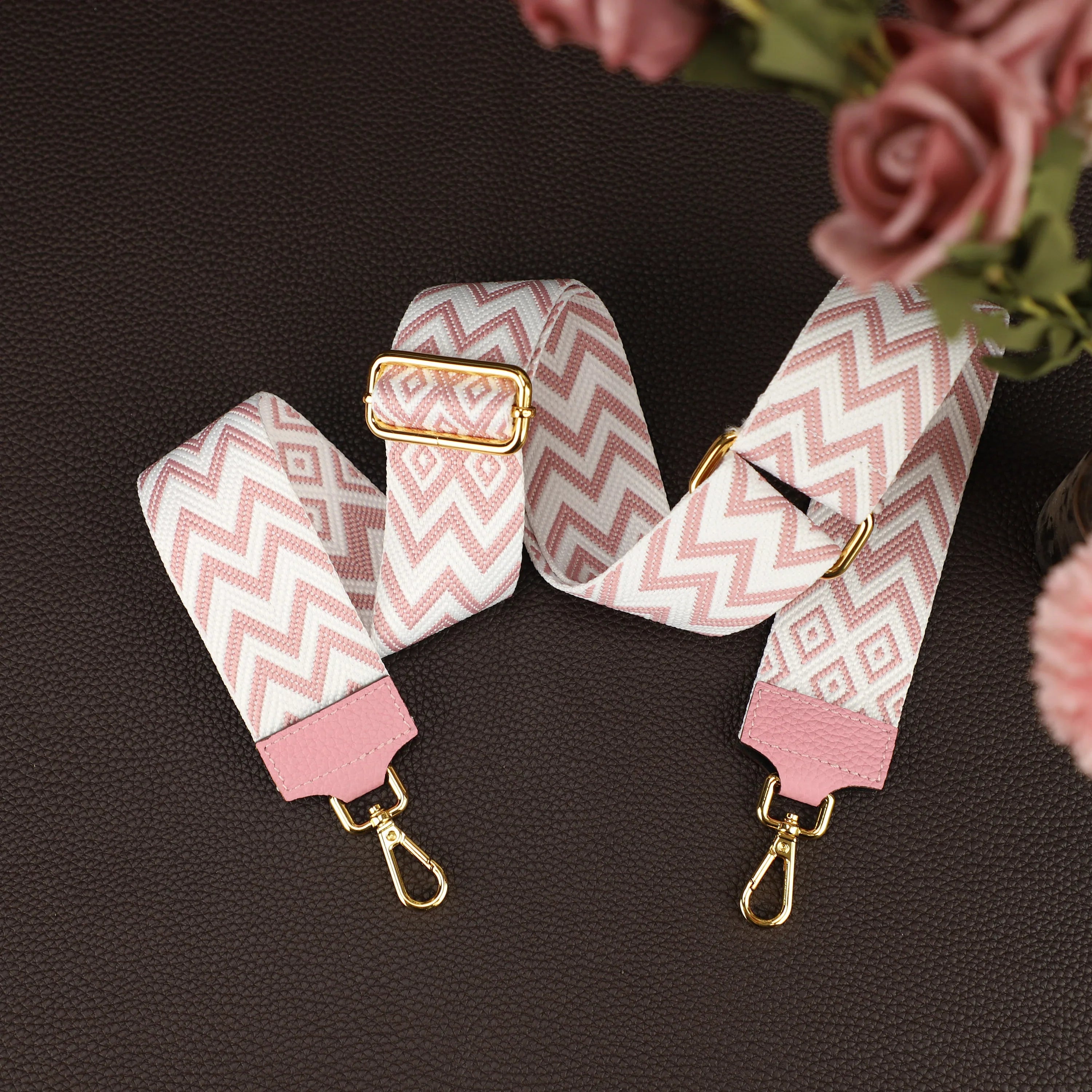 2025 new Geometric Patterned Strap for Bags, Wide Strap Shoulder Strap, camera bag straps, Fabric Bag Strap,Handbags Strap,Crossbody strap