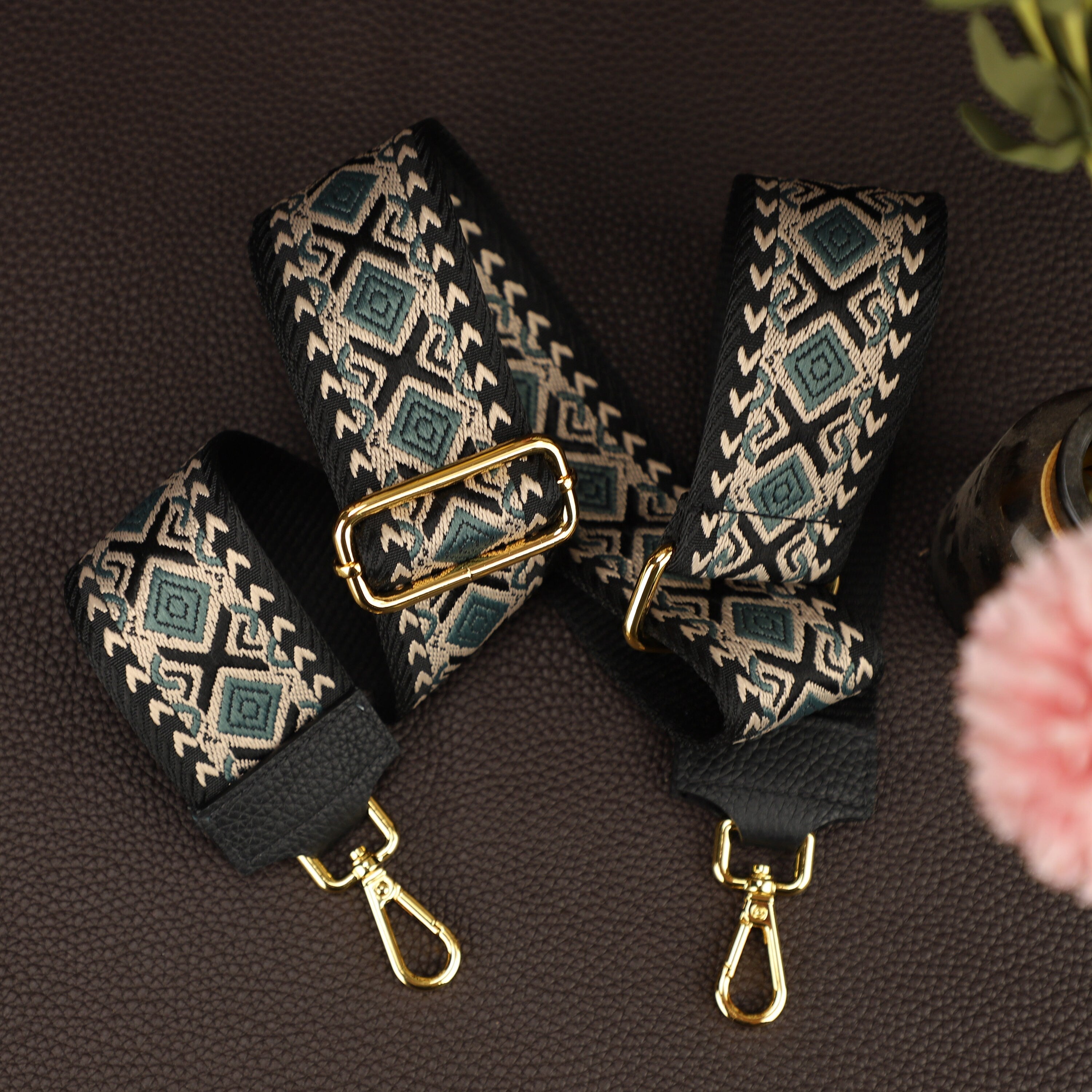 2025 new Geometric Patterned Strap for Bags, Wide Strap Shoulder Strap, camera bag straps, Fabric Bag Strap,Handbags Strap,Crossbody strap