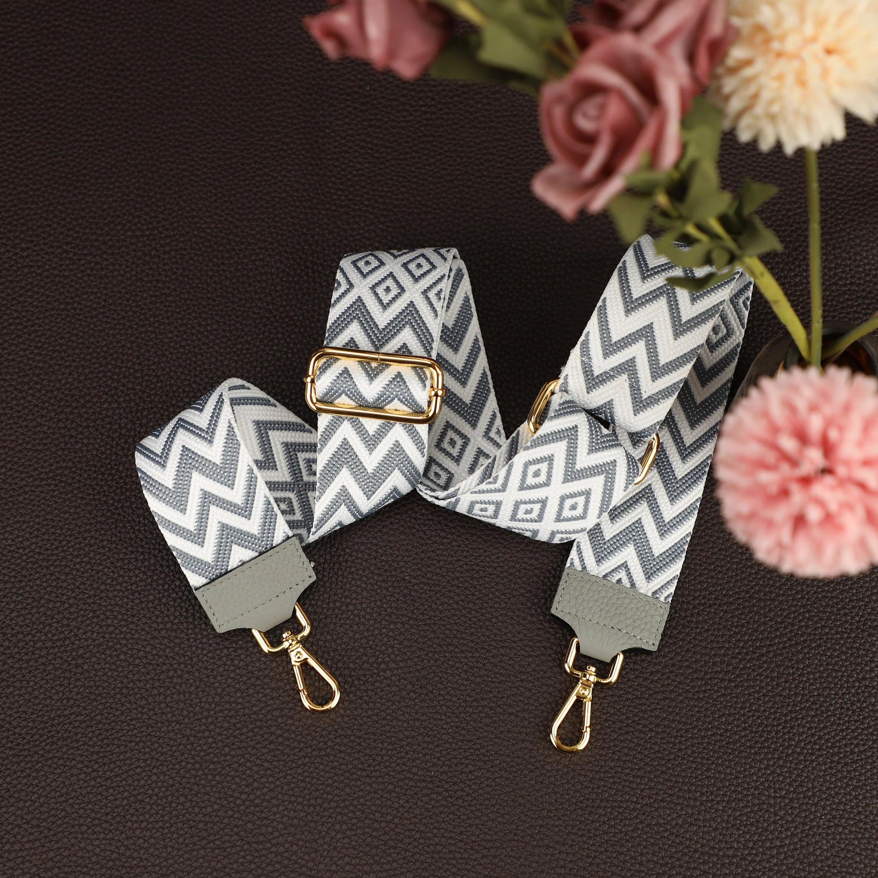 2025 new Geometric Patterned Strap for Bags, Wide Strap Shoulder Strap, camera bag straps, Fabric Bag Strap,Handbags Strap,Crossbody strap
