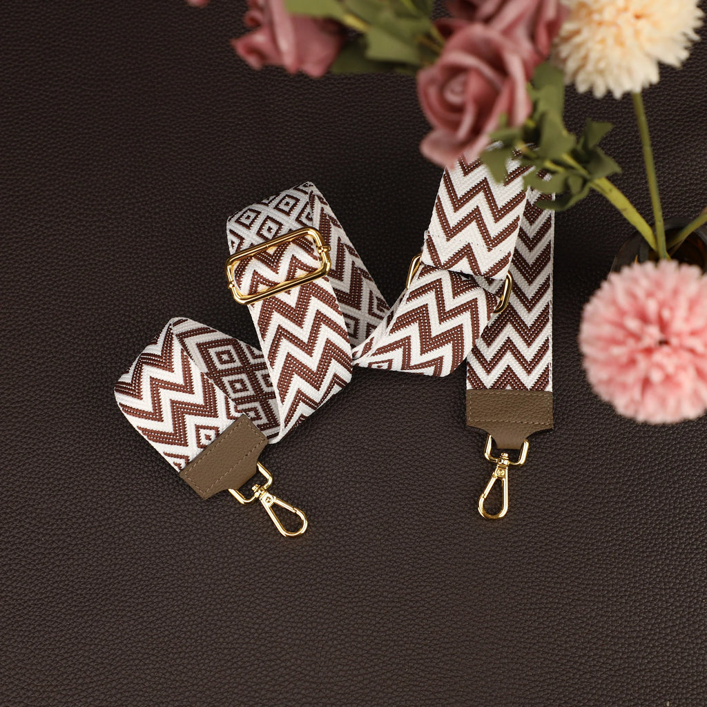 2025 new Geometric Patterned Strap for Bags, Wide Strap Shoulder Strap, camera bag straps, Fabric Bag Strap,Handbags Strap,Crossbody strap