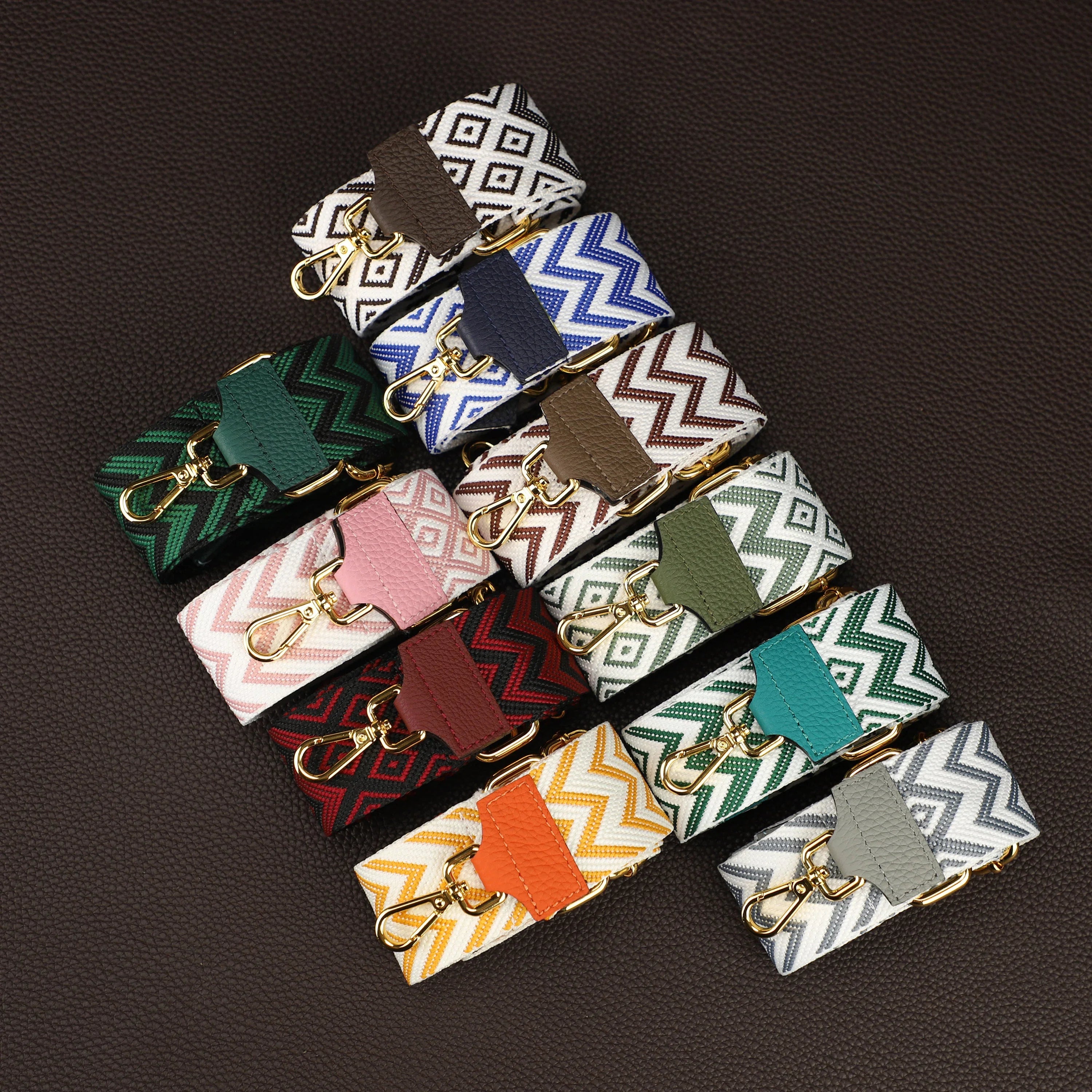 2025 new Geometric Patterned Strap for Bags, Wide Strap Shoulder Strap, camera bag straps, Fabric Bag Strap,Handbags Strap,Crossbody strap
