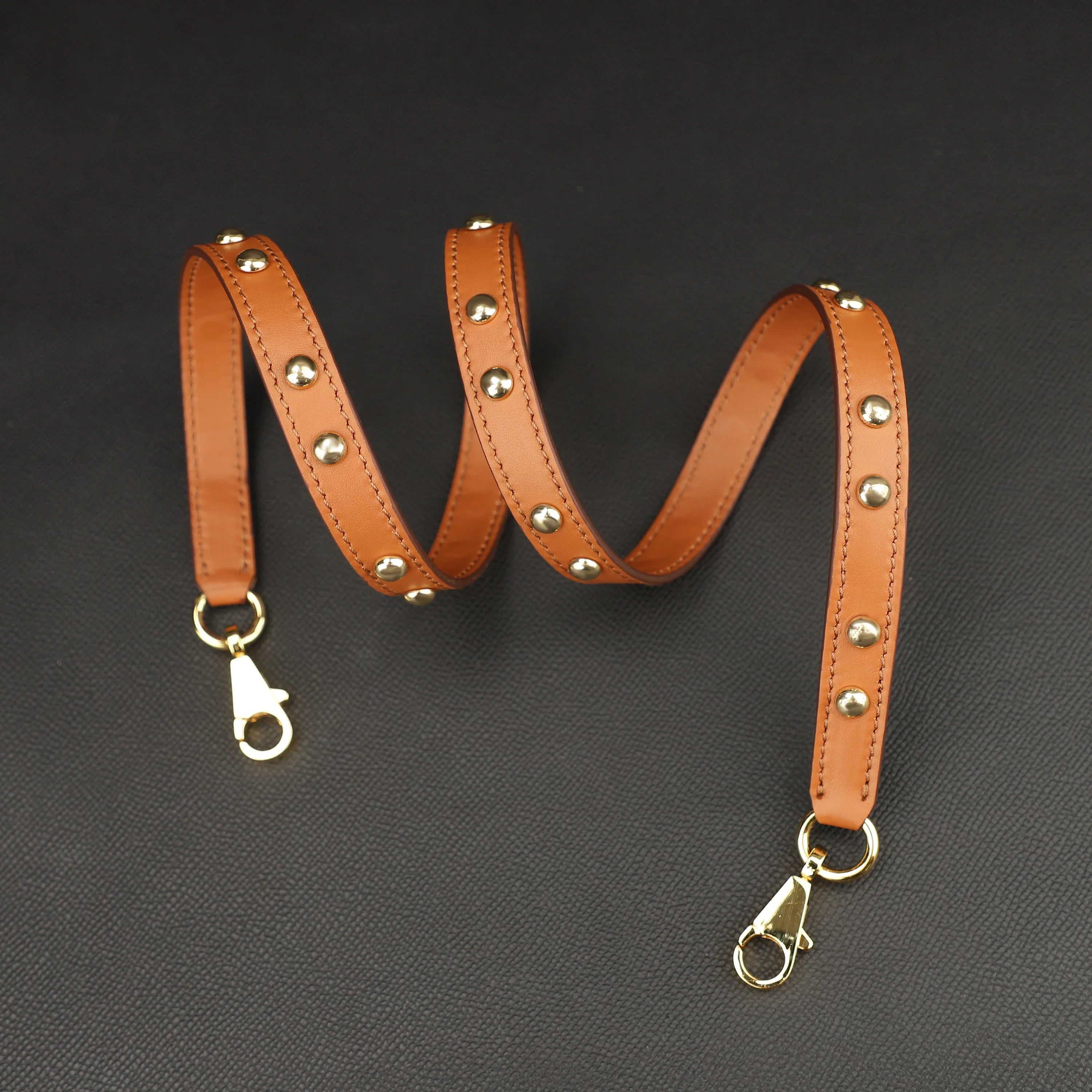 16mm swift Leather mini strap dog round kelly bag strap