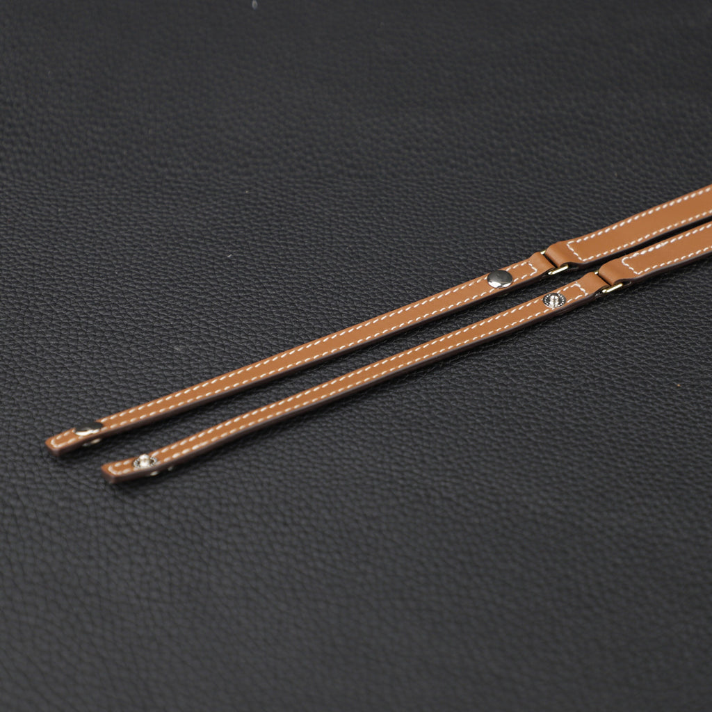 Handmade The Gold Swift Leather shoulder strap for Triomphe Strap Bag,customize the insert part leather match more handbag