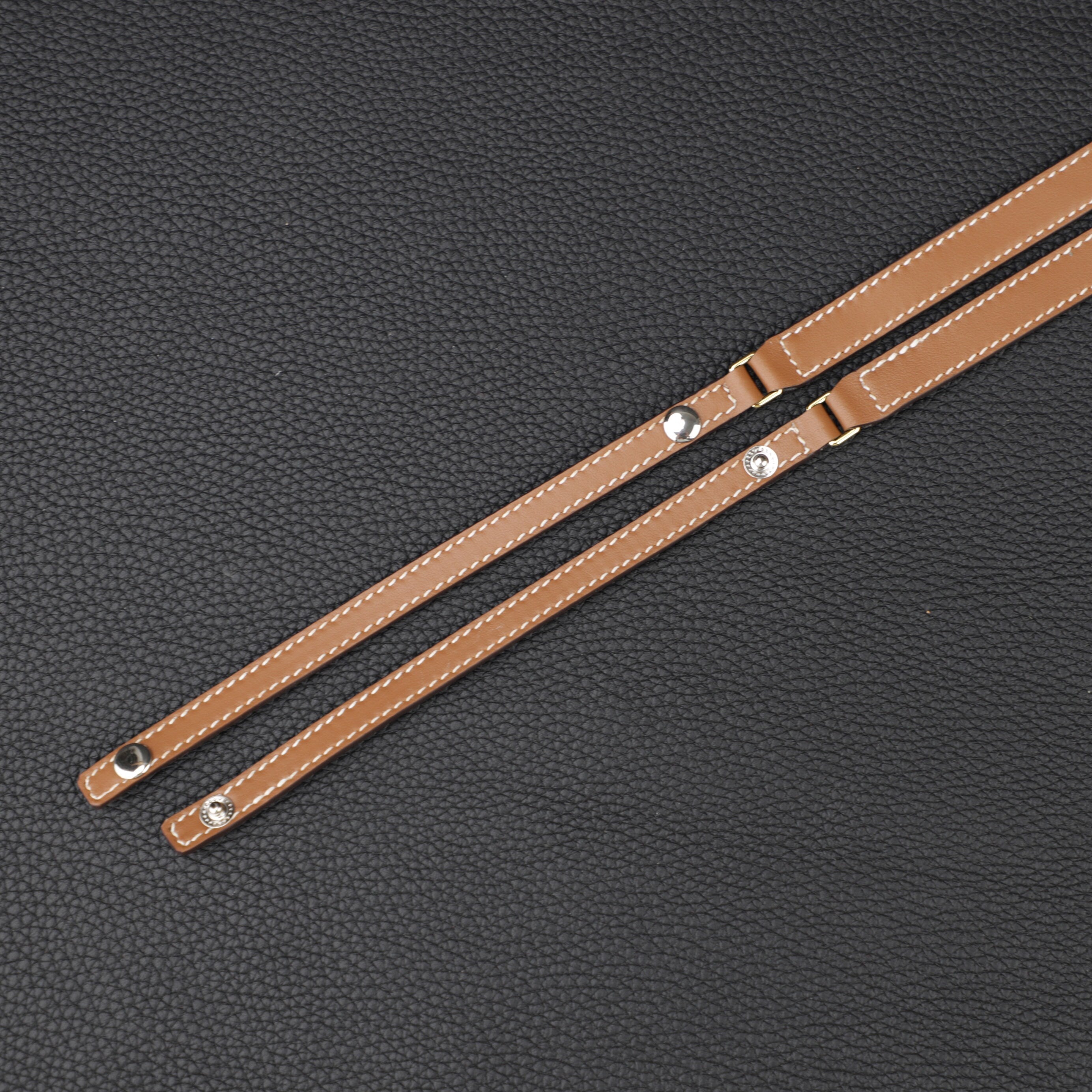 Handmade The Gold Swift Leather shoulder strap for Triomphe Strap Bag,customize the insert part leather match more handbag