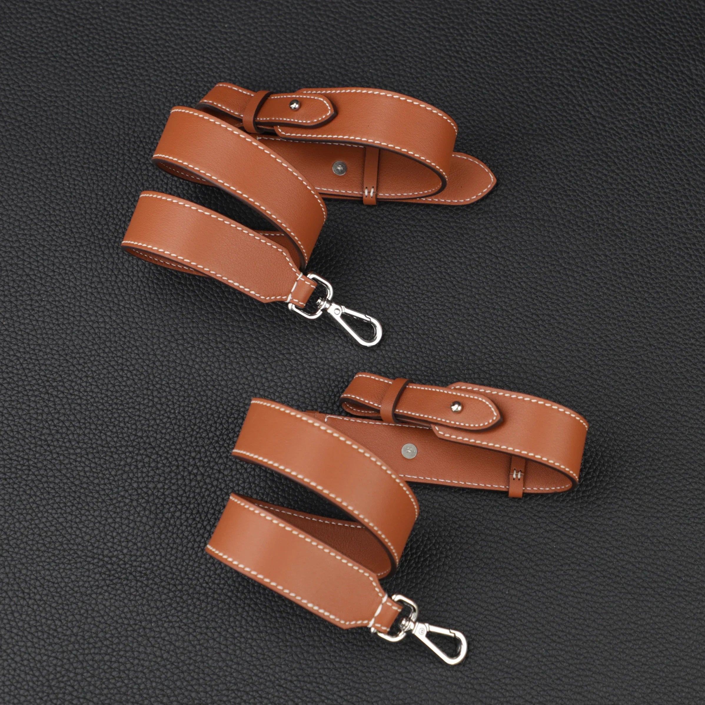 3.0cm wide Brown swift leather shoulder bag strap for Go-yard Backpack,Customized the bag strap for the Go-yard Backpack