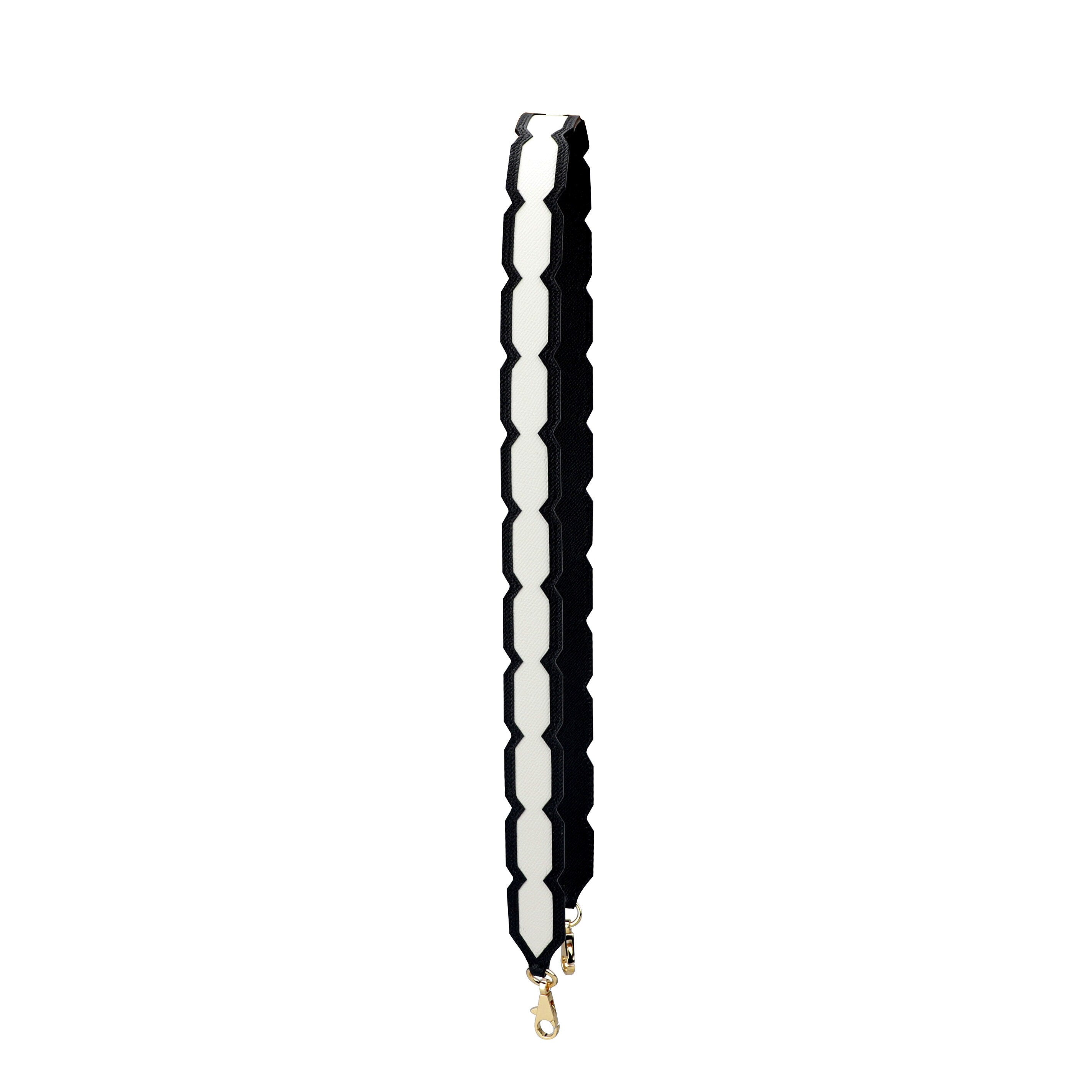 custom leather color,35mm wide Black&white Epsom leather Shoulder strap for Kelly bag , bolide bag , birkin bag and other women handbag