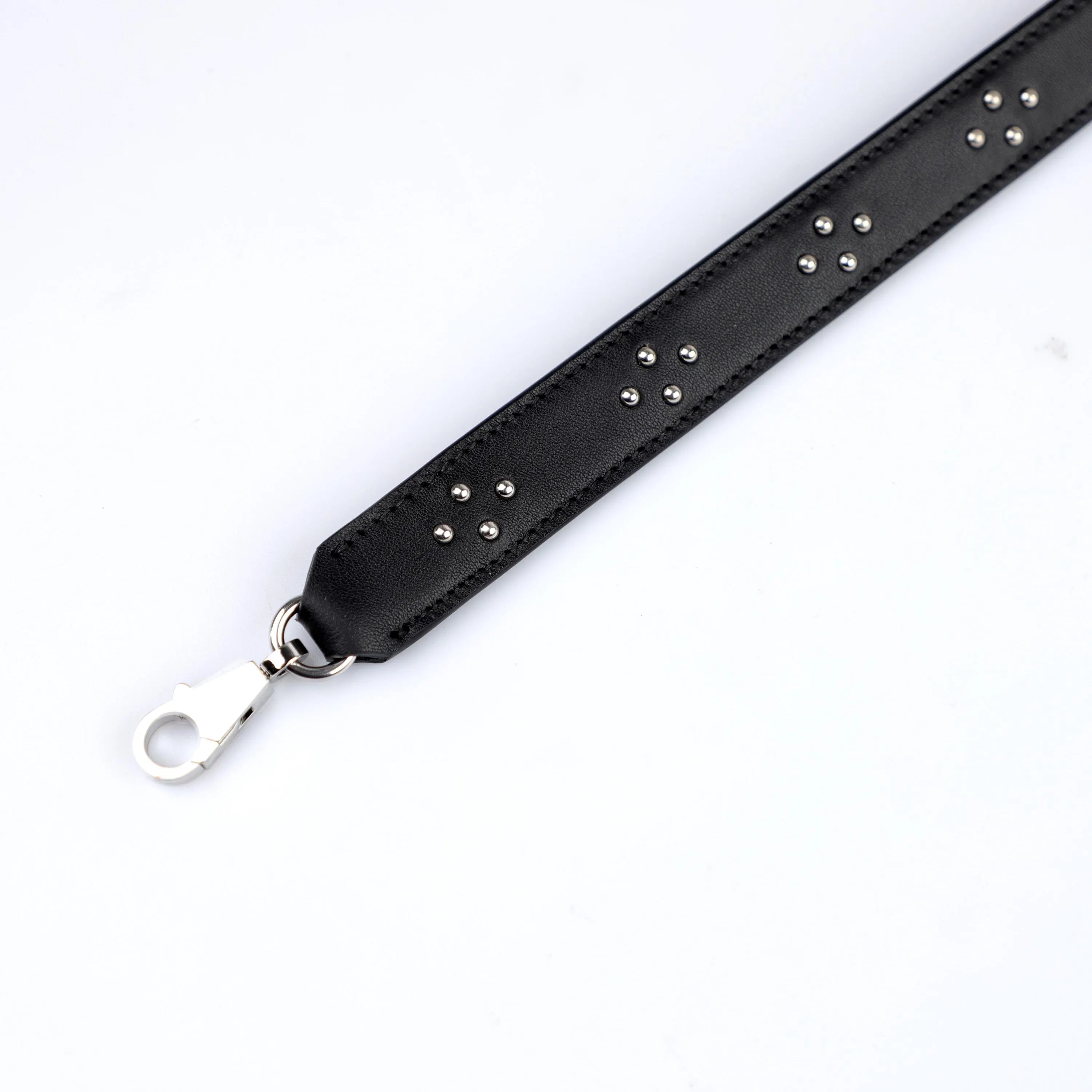 Black swift leather Carnaby Shoulder Strap Bicolor,Carnaby Bandouliere Handle for Kelly Bolide shoulder strap bag PHW