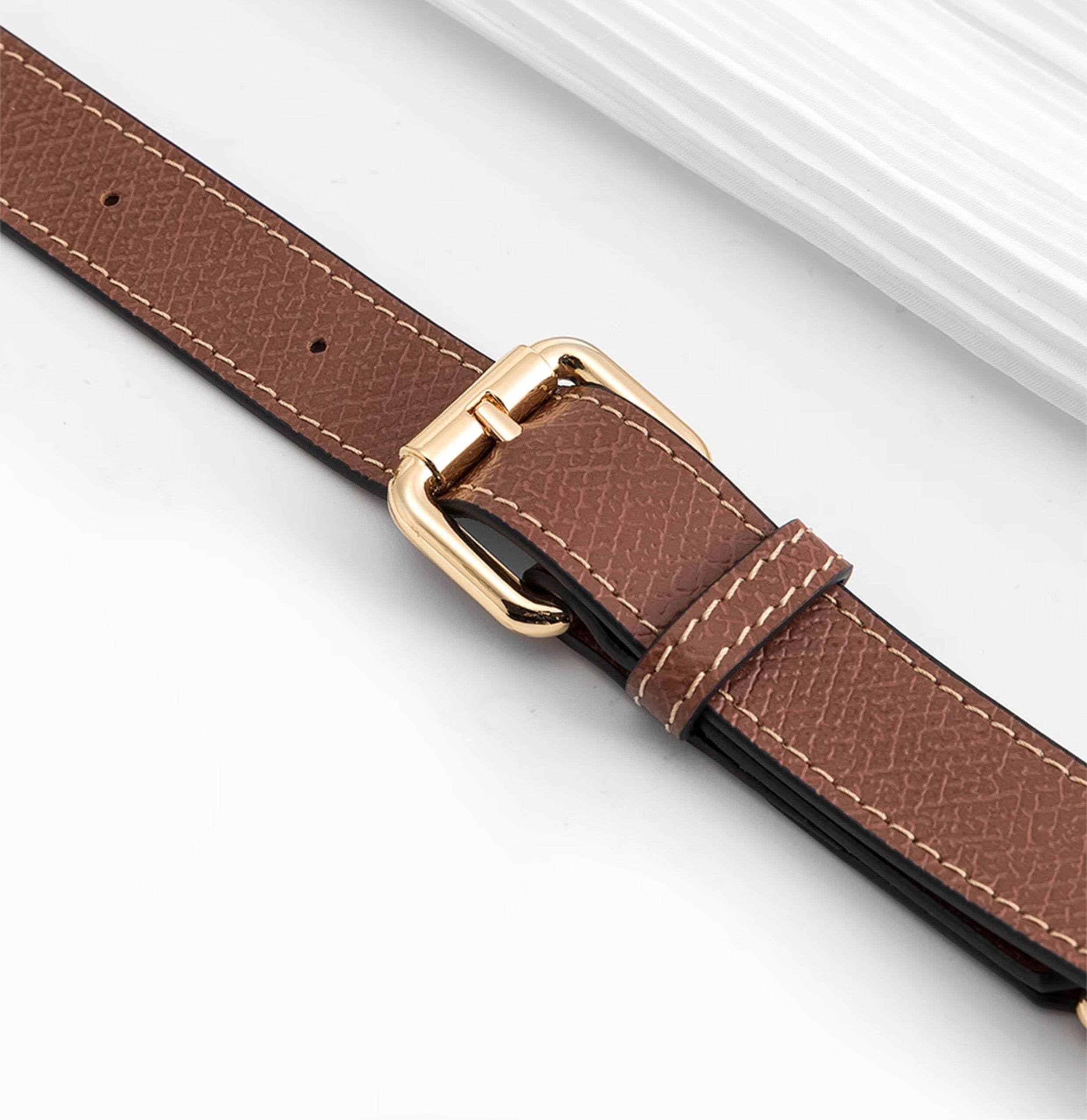 Leather replacement shoulder strap for Le Pliage Original bag, bag strap makeover