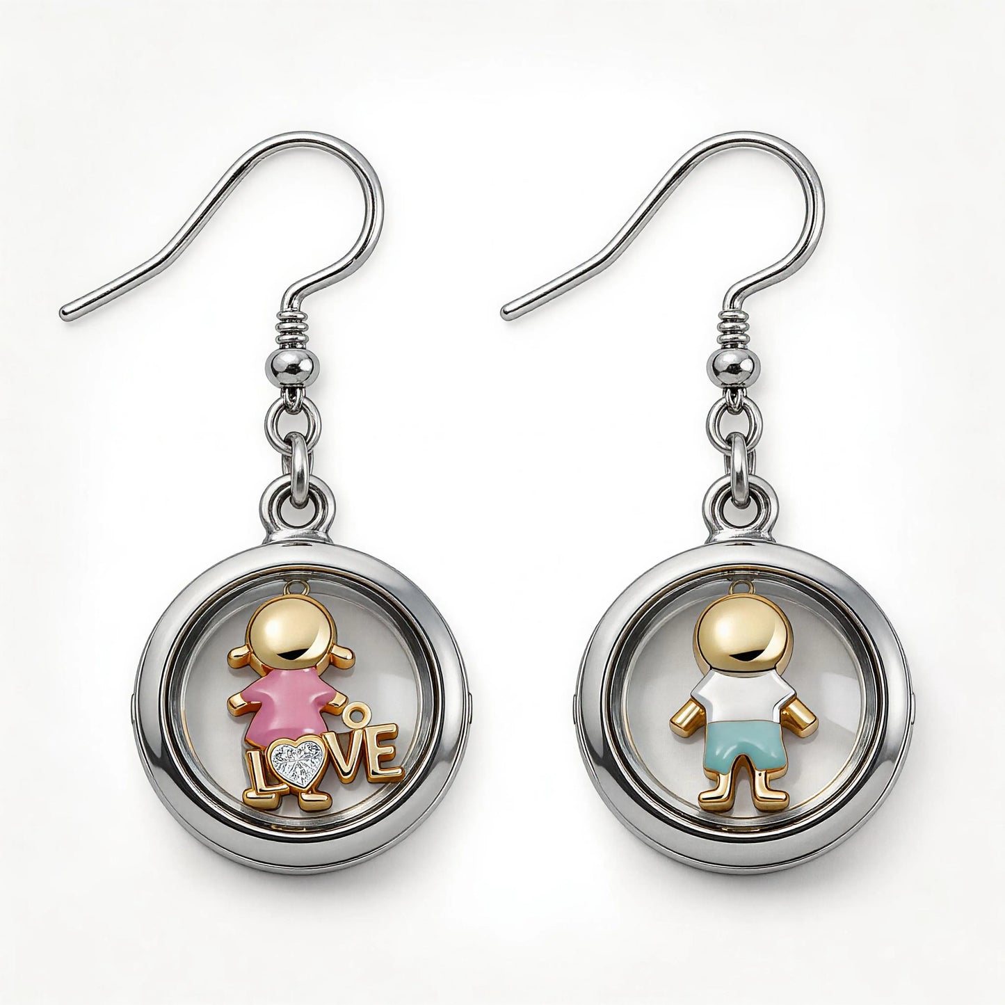 The Infinity Locket Earrings