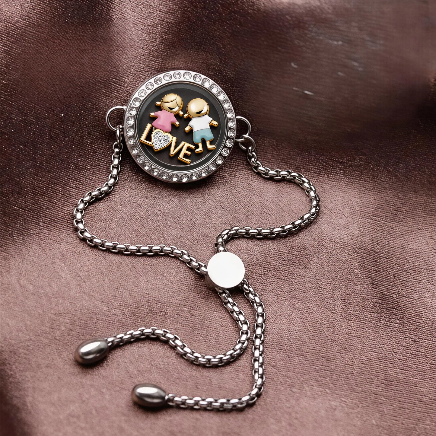 The Infinity Locket Bracelet