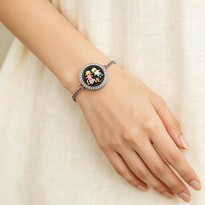 The Infinity Locket Bracelet