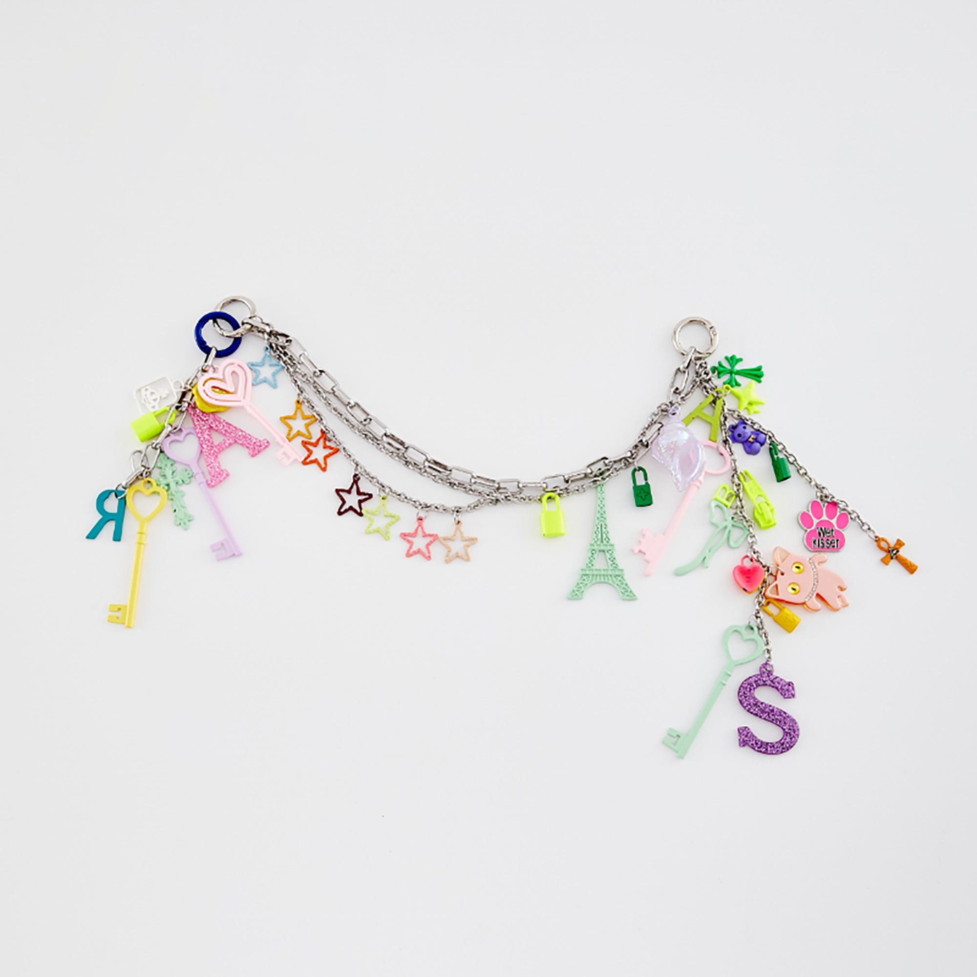 Pants chain bag decorative chain, bag accessory pendant, metal Gothic style bag charm