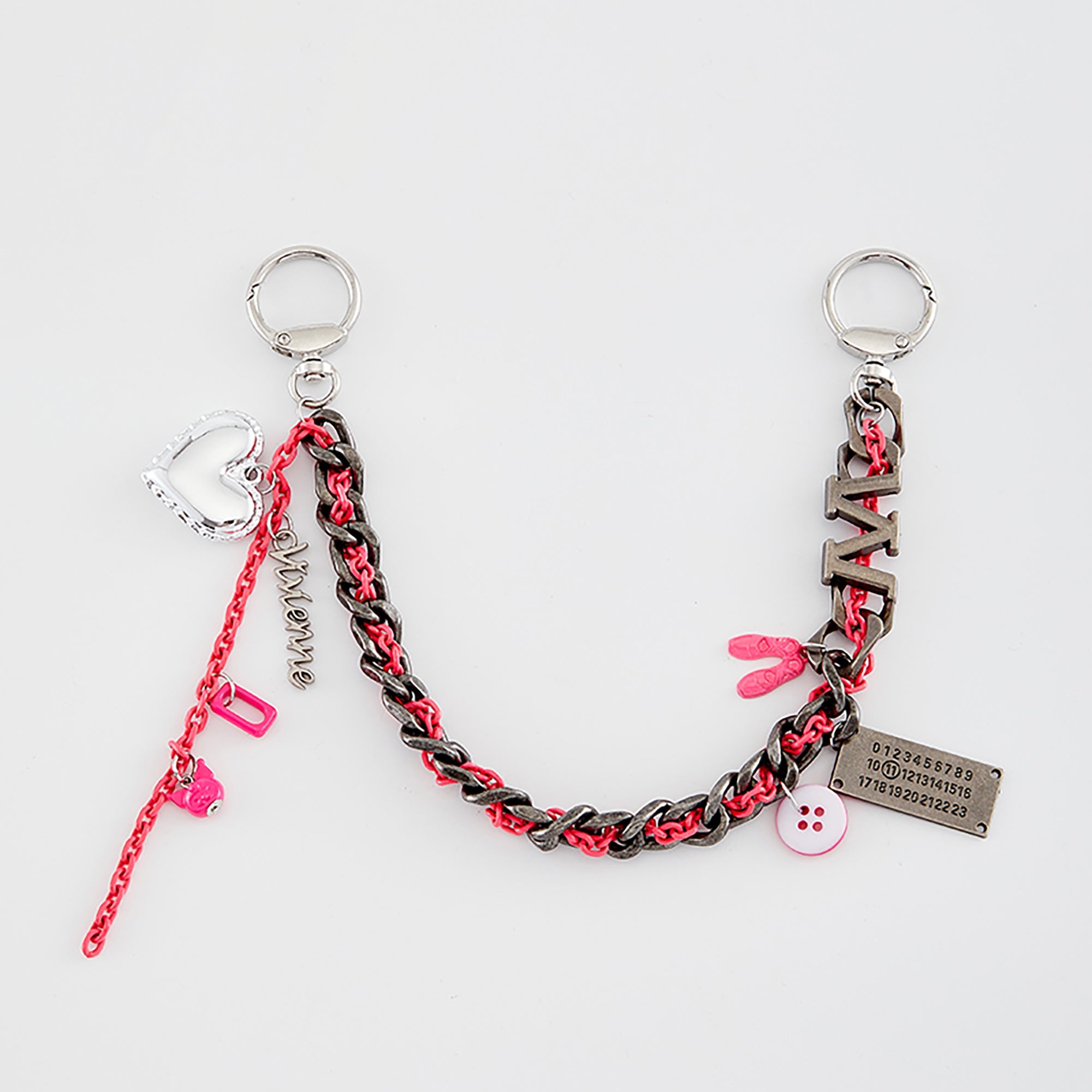 Pants chain bag decorative chain, bag accessory pendant, metal Gothic style bag charm