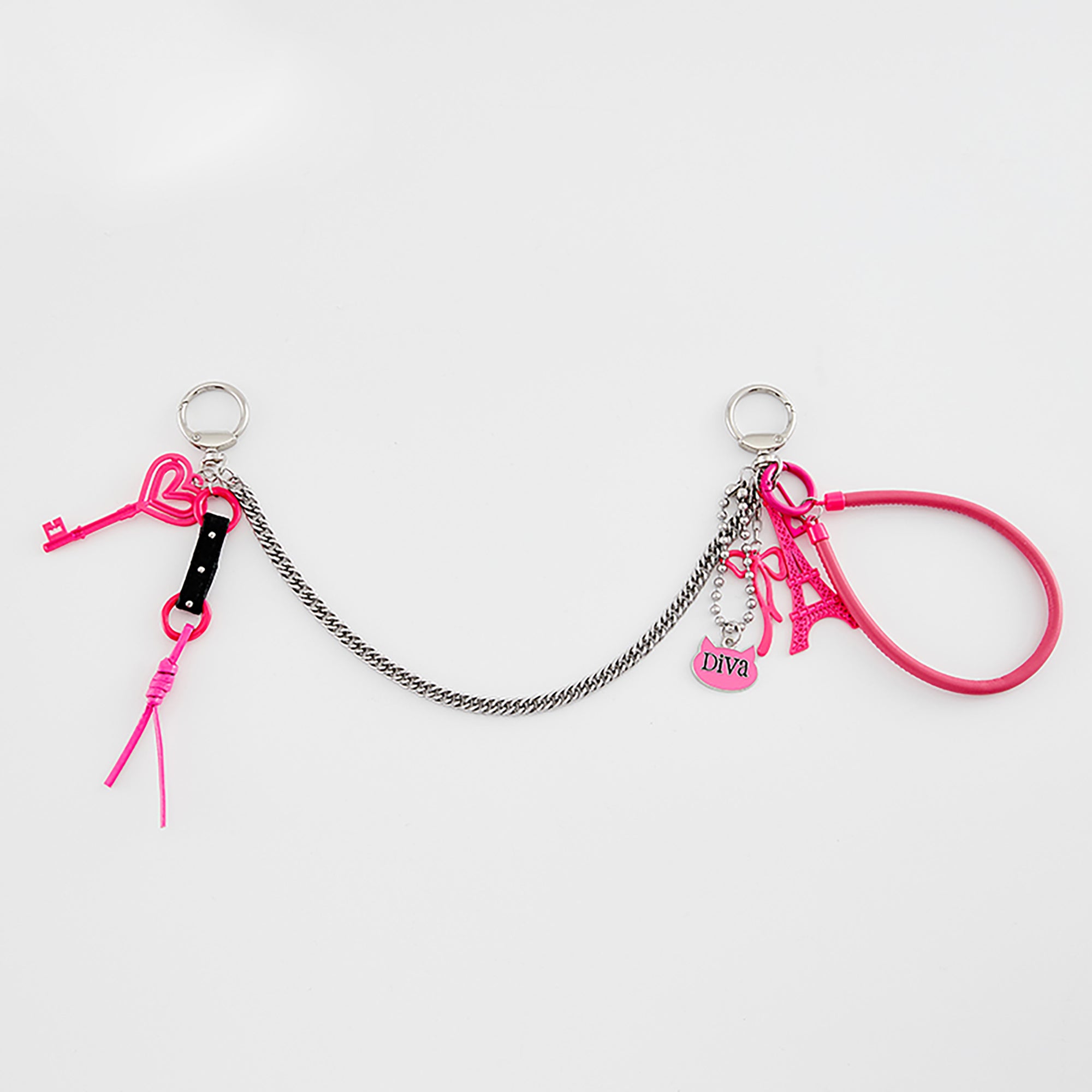 Pants chain bag decorative chain, bag accessory pendant, metal Gothic style bag charm