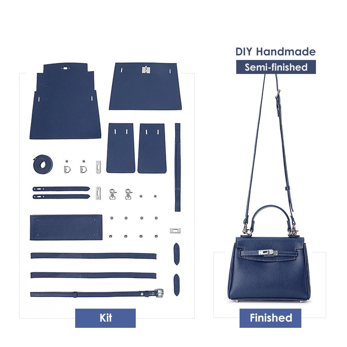 Wirkin™ Handmade Leather Bag  DIY Kit