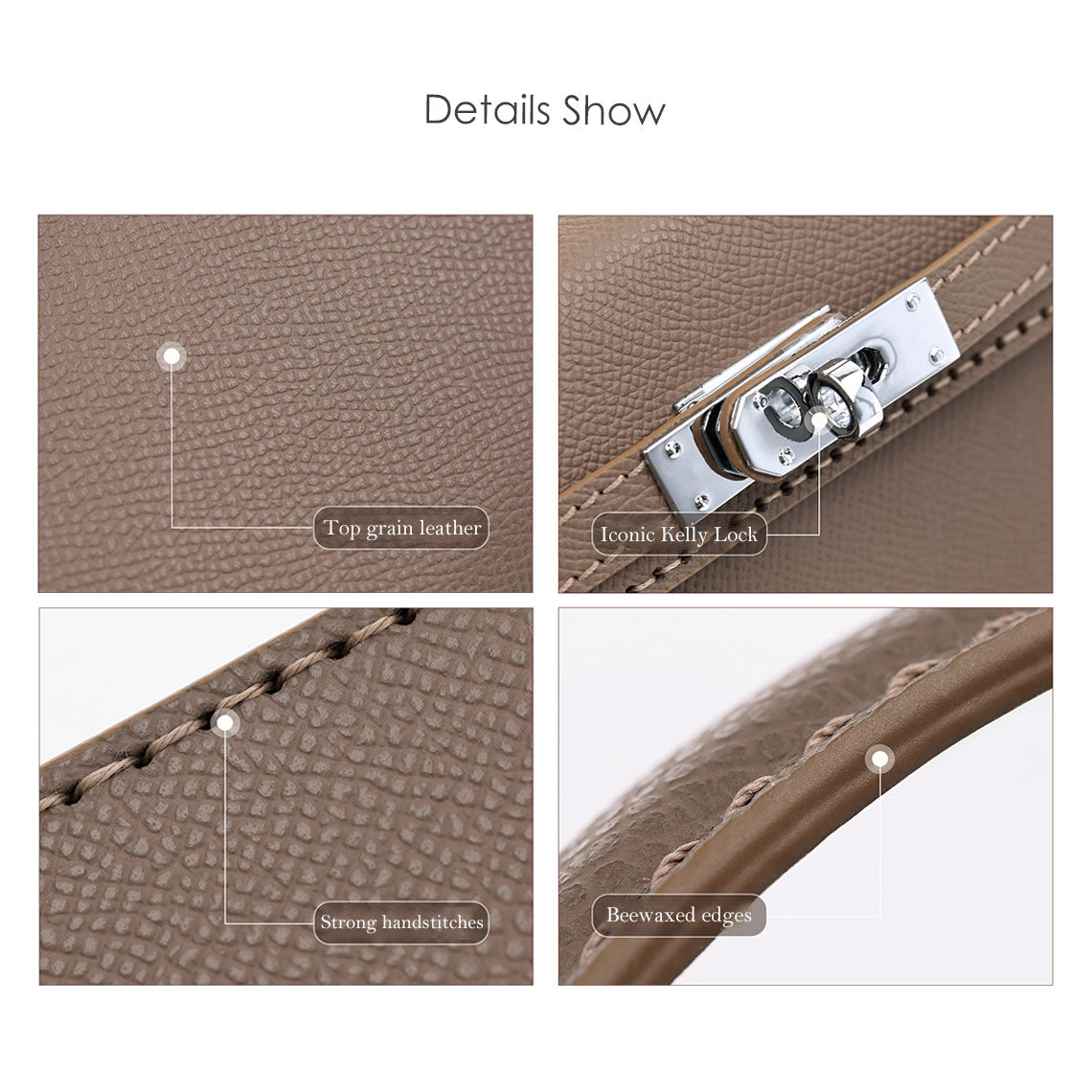 DIY Crossbody Sling Bag | DIY Kelly Bag Kit Details - Wirkin™