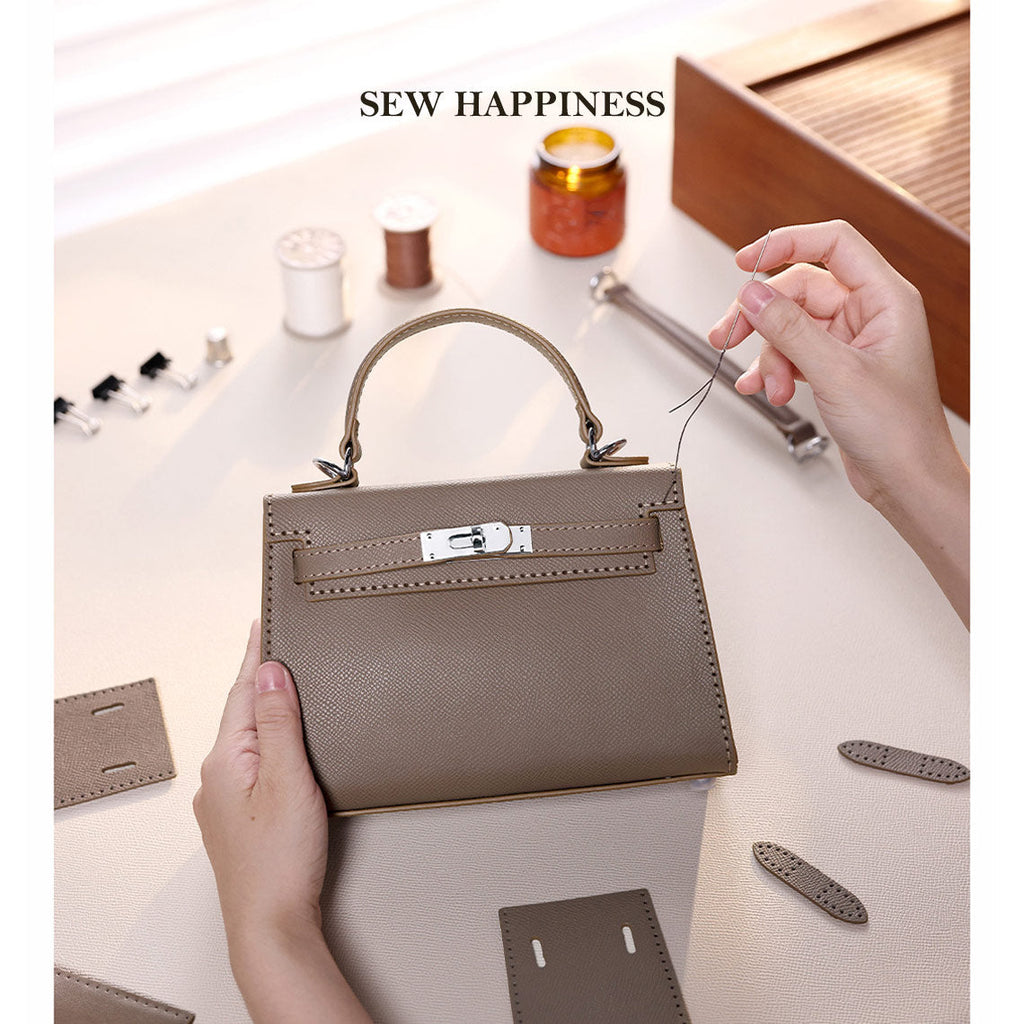 Handmade Kelly Bag Dupe | DIY Leather Bag Kit for Beginners - Wirkin™