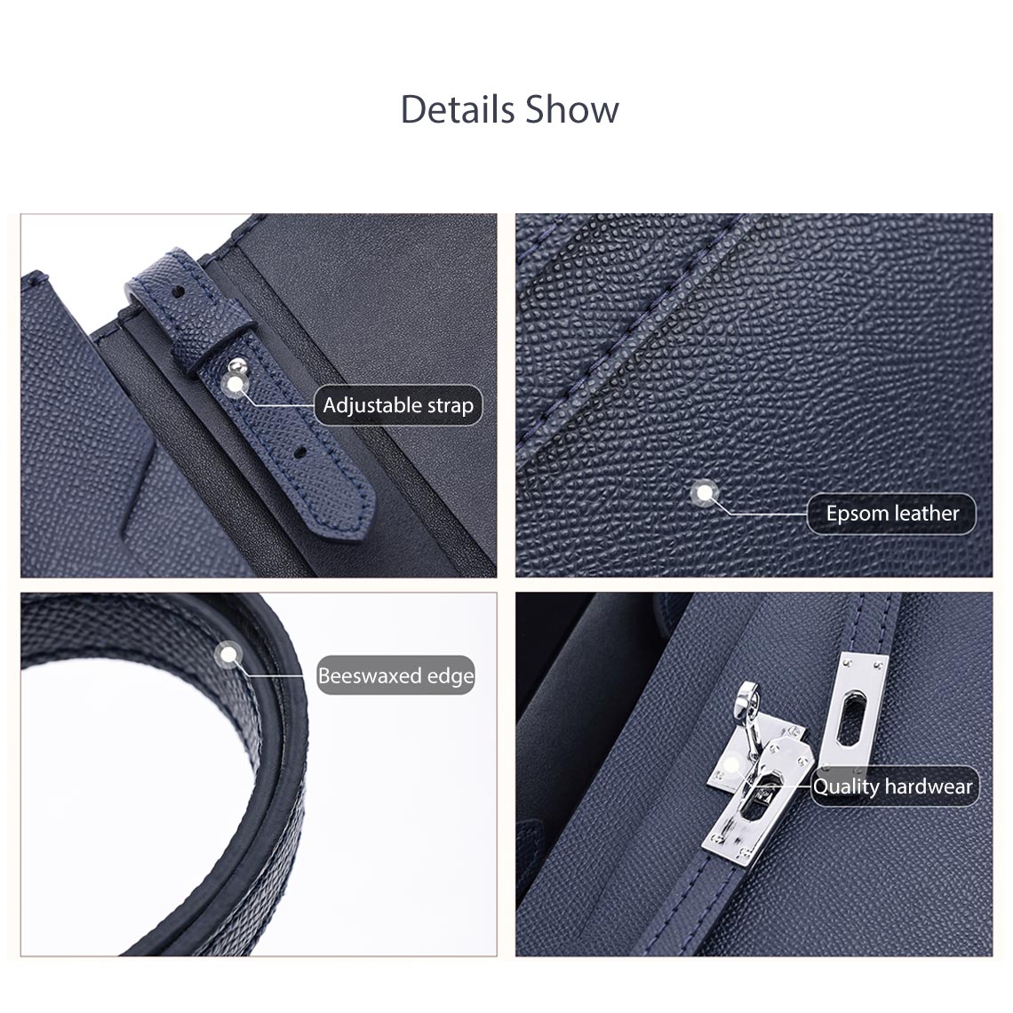Handmade Inspired Kelly Depeches 25 Luxury Bag Details - Wirkin™