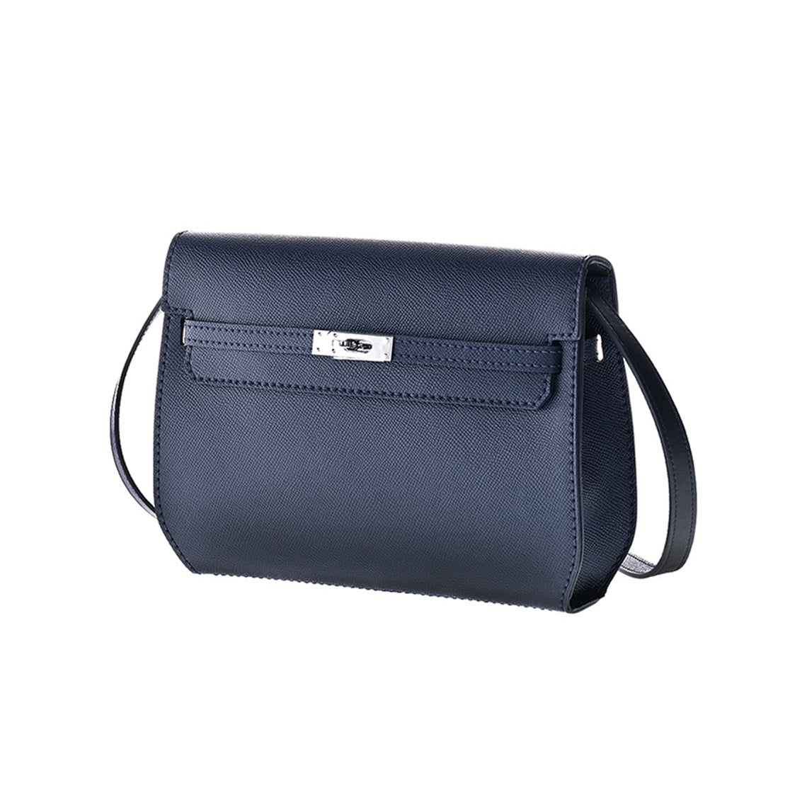 Calfskin DIY Kelly Depeches 25 Bag in Navy Blue | Handmade Inspired Luxury Bag - Wirkin™