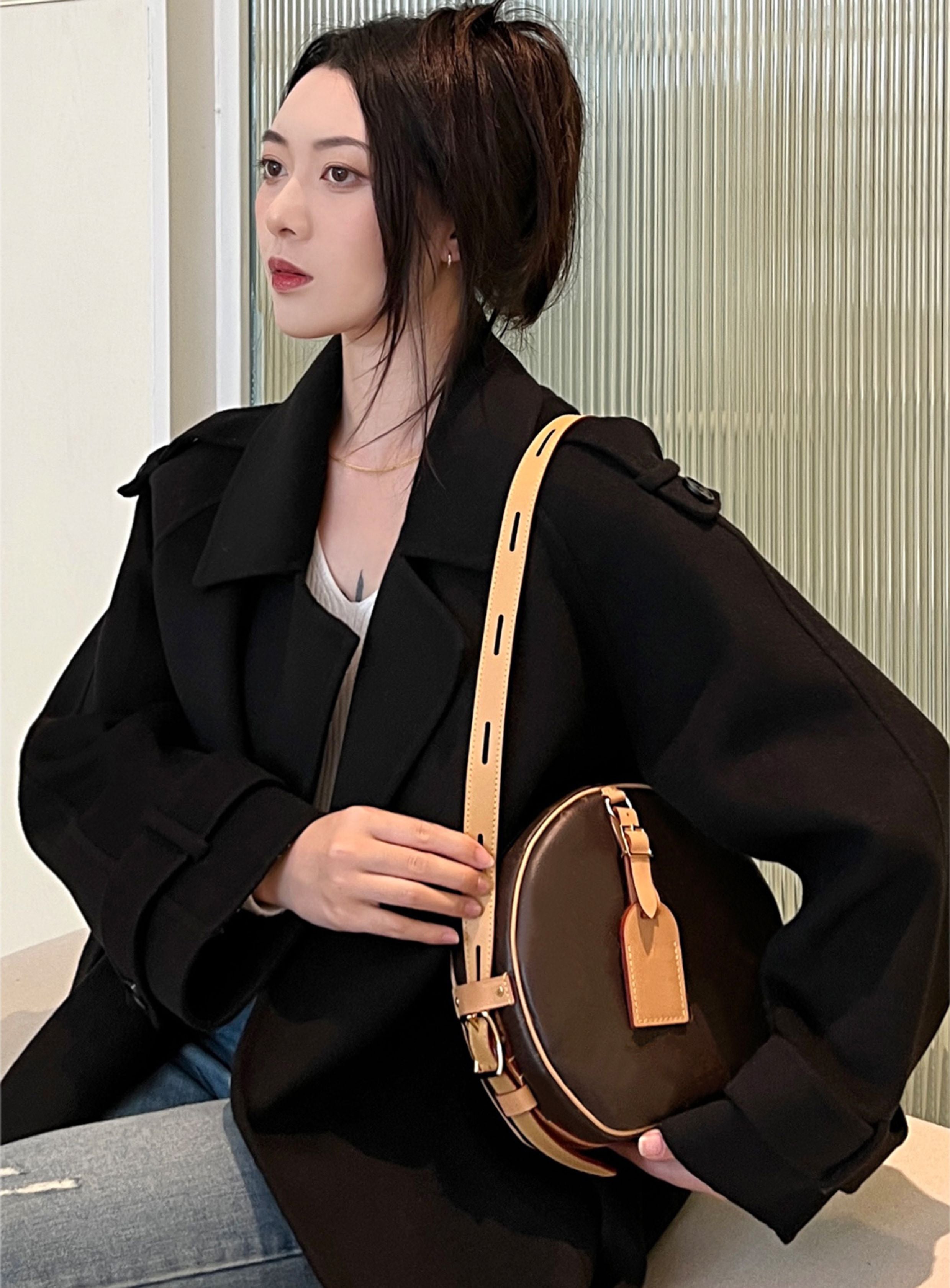Petite Boîte Chapeau bag shoulder strap makeover, Vachetta Leather color-changing crossbody and underarm bag strap accessories