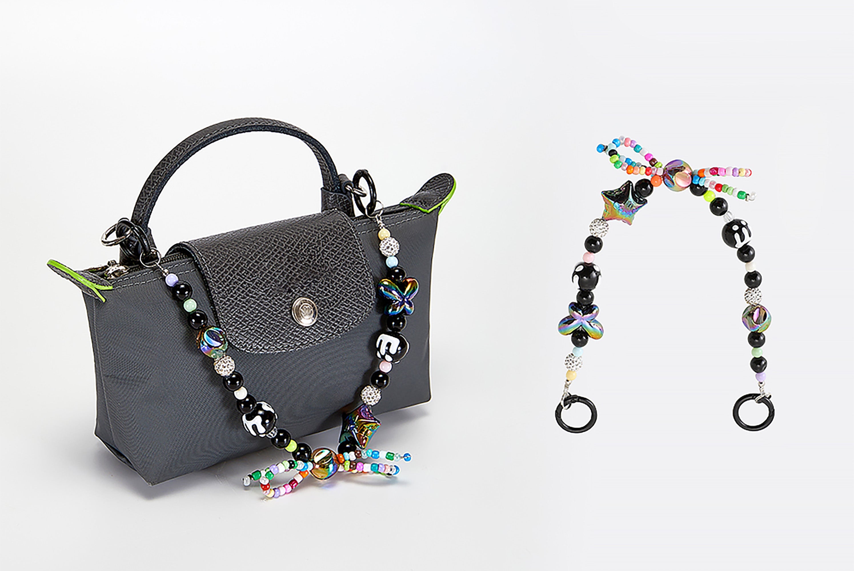 34cm le pliage original bag strap,Acrylic chain,Hand bag replacement strap,Decorative chain