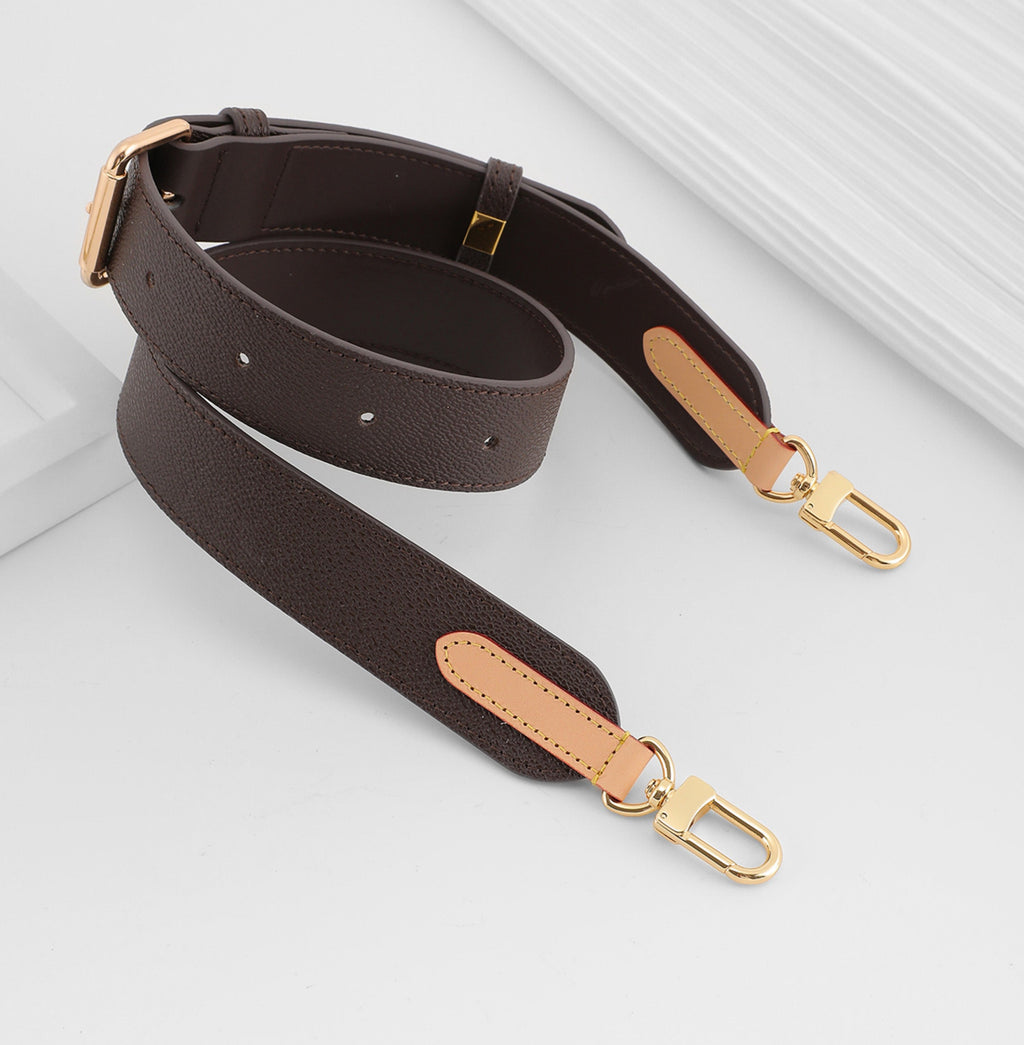 Handmade Genuine Leather Adjustable Shoulder Strap for Neverfull Bag – 3.5cm Wide, 73-99cm Adjustable Length