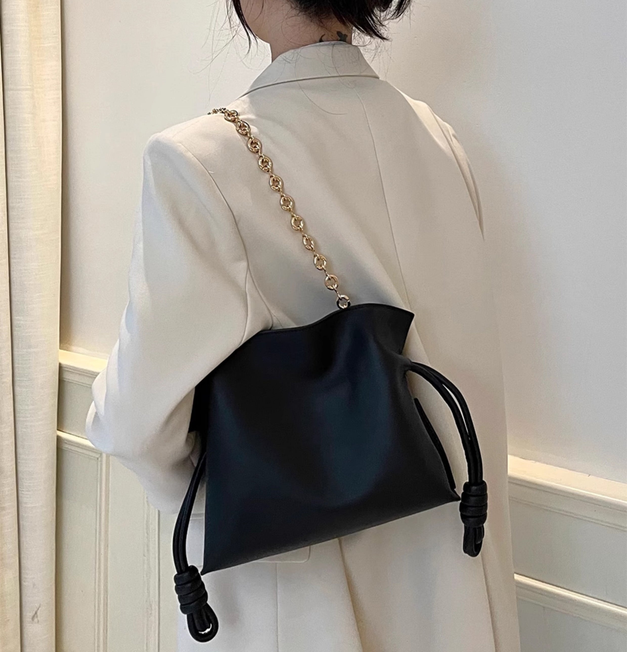 Handmade Flamenco Bag metal chain, crossbody bag replacement chain, donut single shoulder chain.
