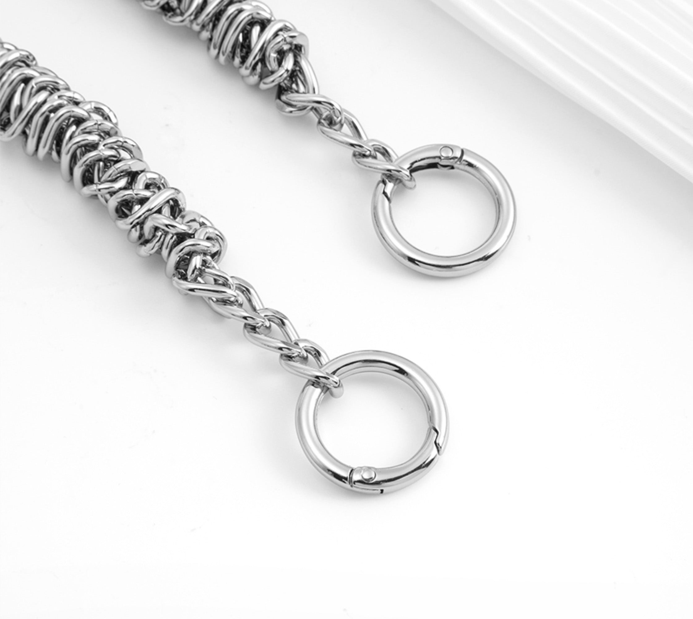 Cloud bag decorative chain bag carrying belt, fashion women bag replacement bag chain transformation chain accessories