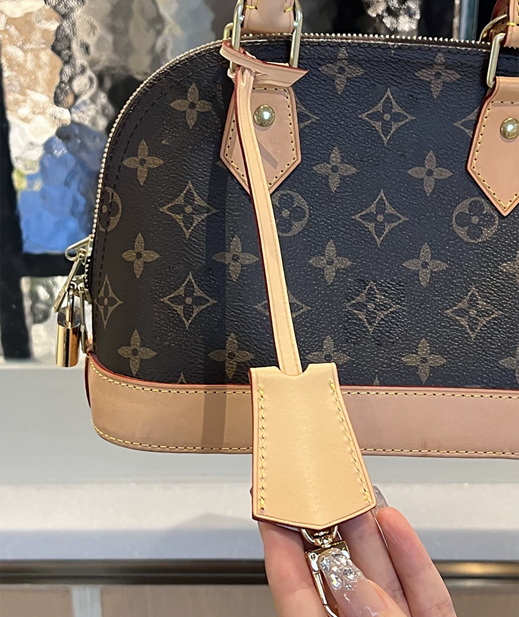 Suitable for LV Speedy charm 25, accessory 30, bag boarding luggage tag, keychain tag.