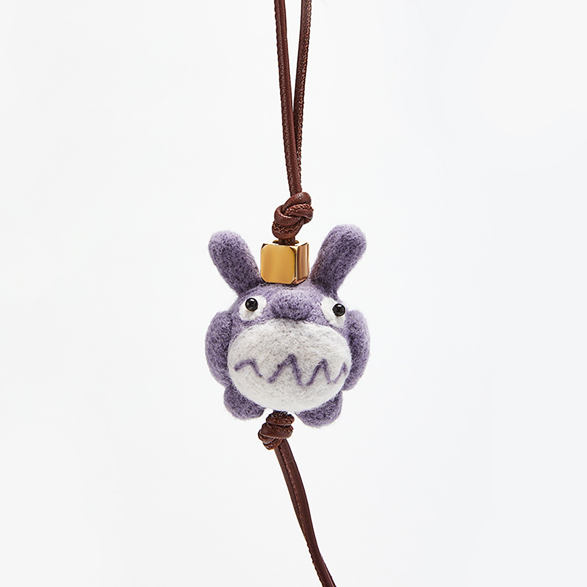 Handcrafted Felt Animal Keychain and Bag Charm – Unique Felt Car Hanging Decoration, Handmade