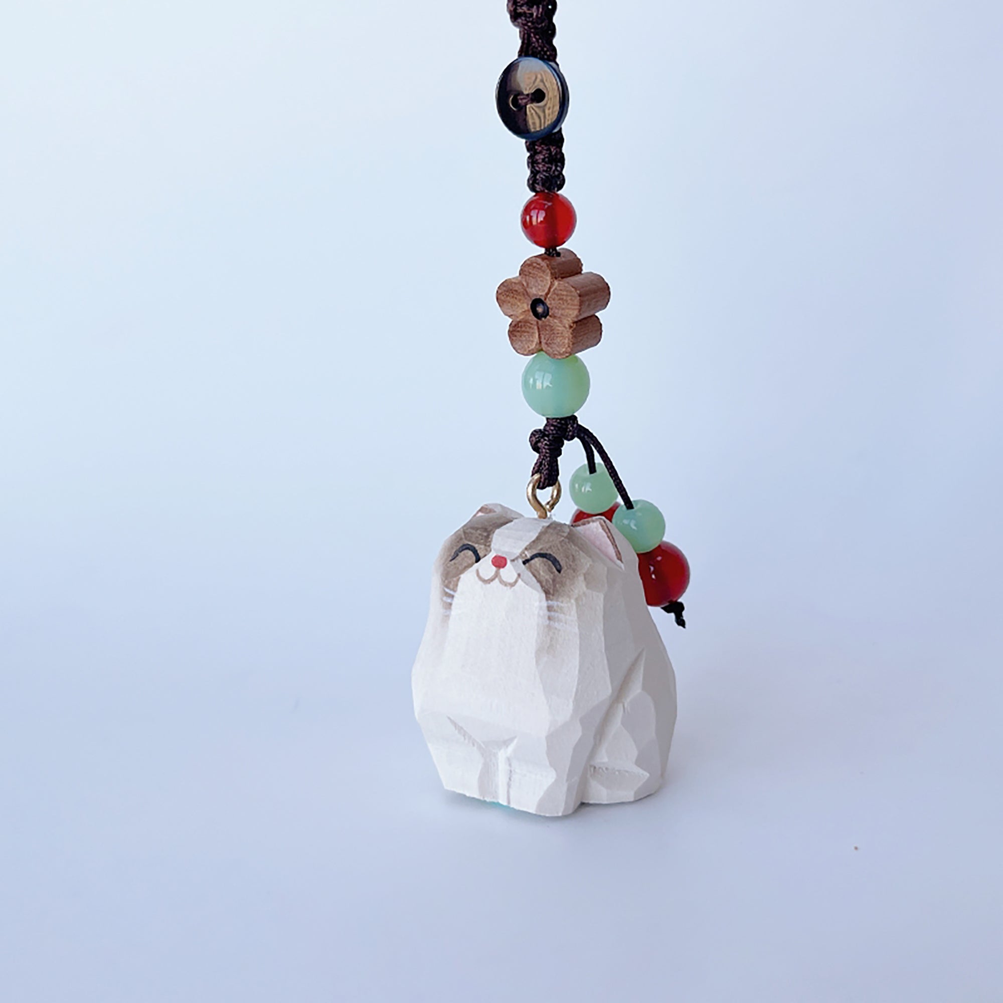 Handcrafted Wooden Pig Keychain – Car Key Holder, Backpack Decoration, Couple Gift, Exquisite Birthday Present for Friends