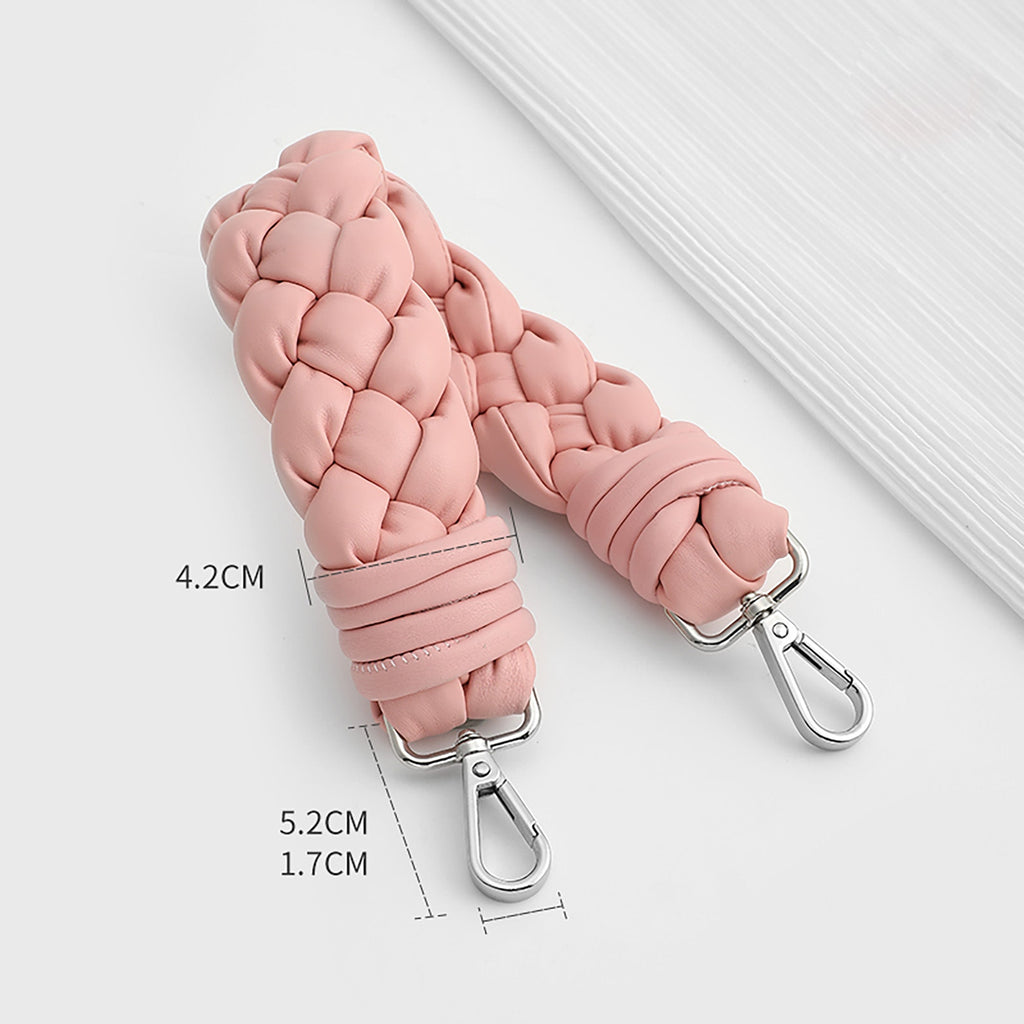 Accessories for Mini Handbag Shoulder Strap Transformation: Twisted Braided Short Handbag Handles for Handheld Bags