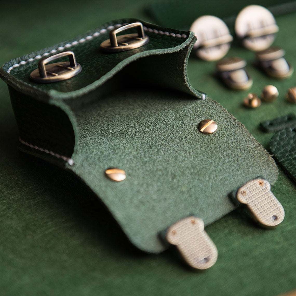 Mini satchel bag green | funny airpod pro case, funny bag charm | Wirkin™