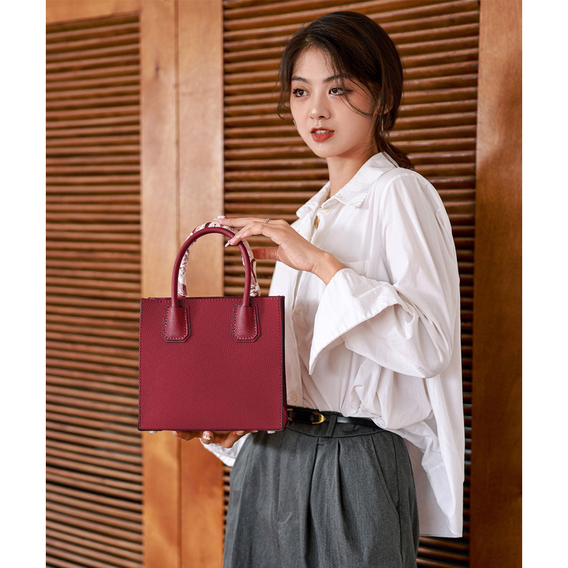 Wirkin® Top Grain Leather Mini Tote Handbag DIY Kit
