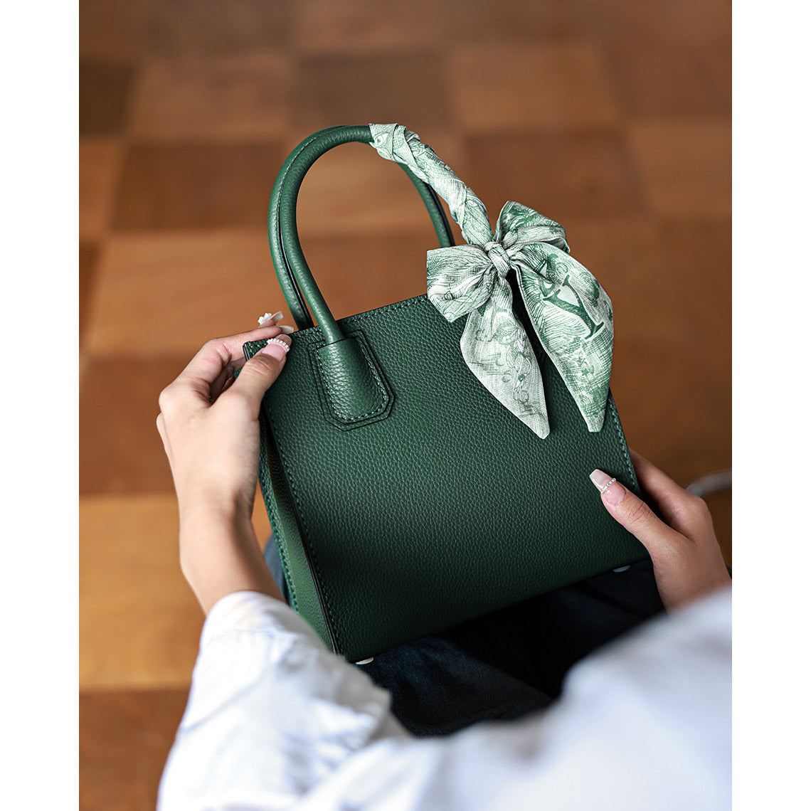 Make a DIY Tote Bag | Handmade Tote Bag in Dark Green - Wirkin™