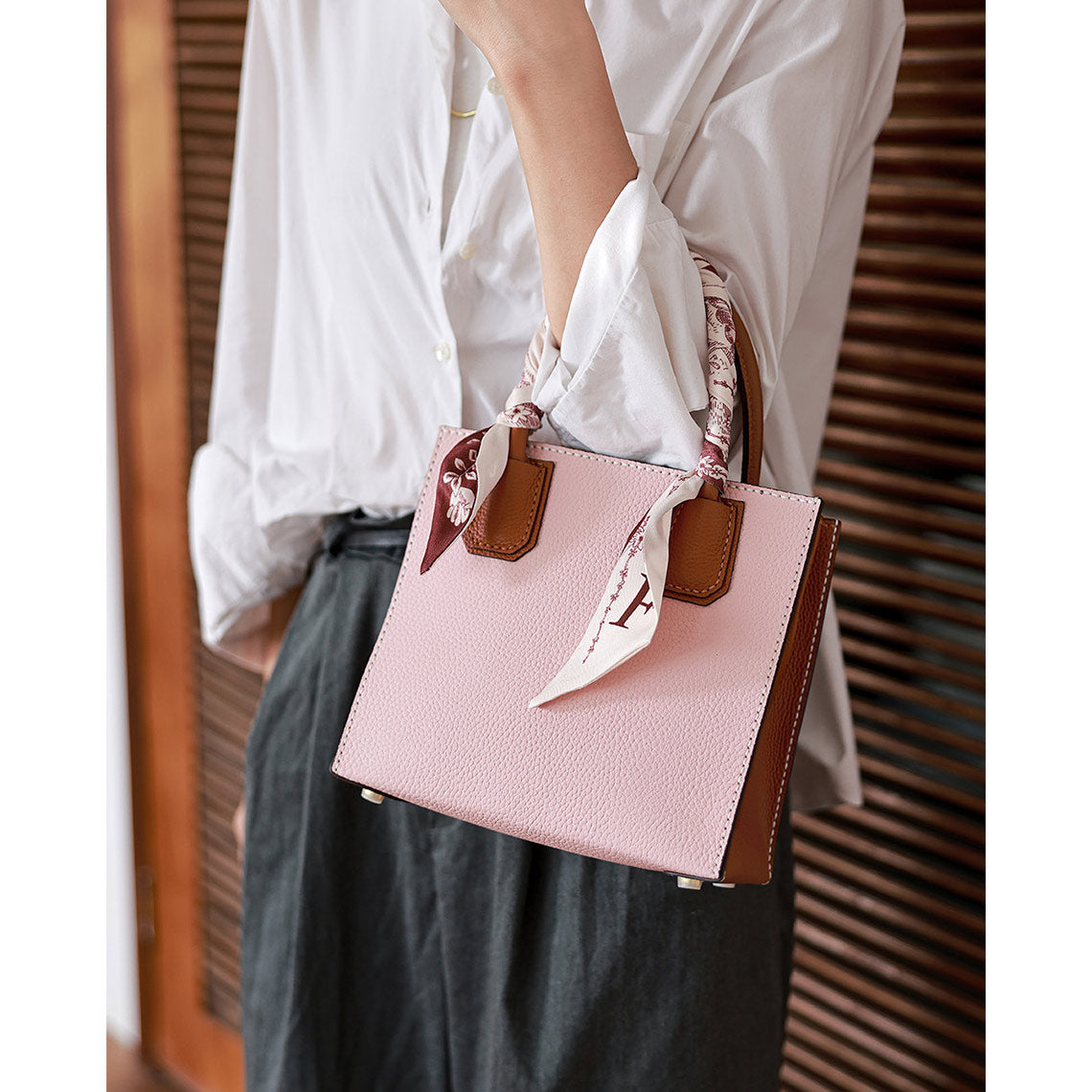 DIY Tote Bag Kit | Pink Leather Tote Bag Handbag - Wirkin™