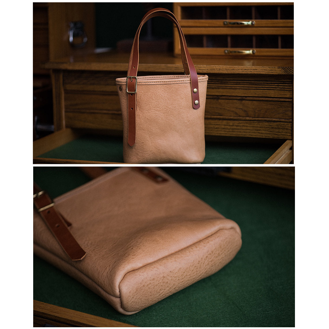 DIY Handbag Kits in Natural Genuine Vegetable Tanned Leather | Mini Leather Tote Bag - Wirkin™