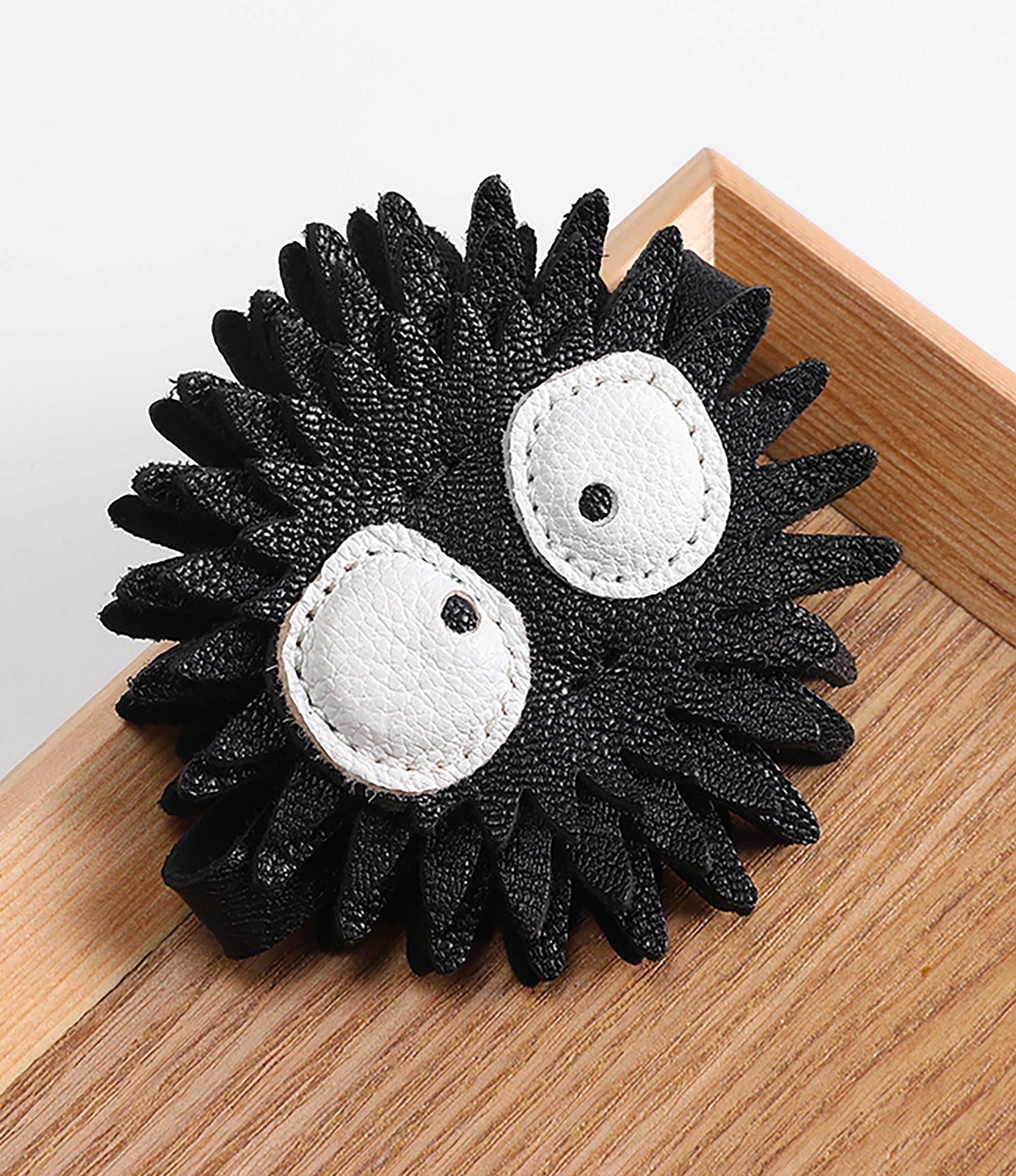 Handmade Flamenco Bag Charm – Adorable Coal-Shaped Lambskin Accessory