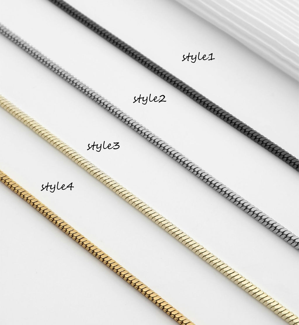 Tassel bag snake bone chain accessory, crossbody shoulder strap replacement chain, metal bag chain