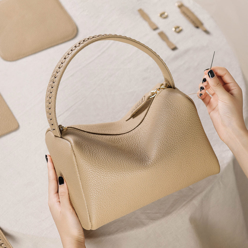 Wirkin® Top Grain Leather Design Pillow Bag DIY Kit