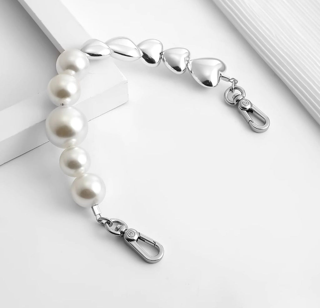 Handbag Replacement Chain, Decorative Bag Chain, Pearl Chain for Various Purses