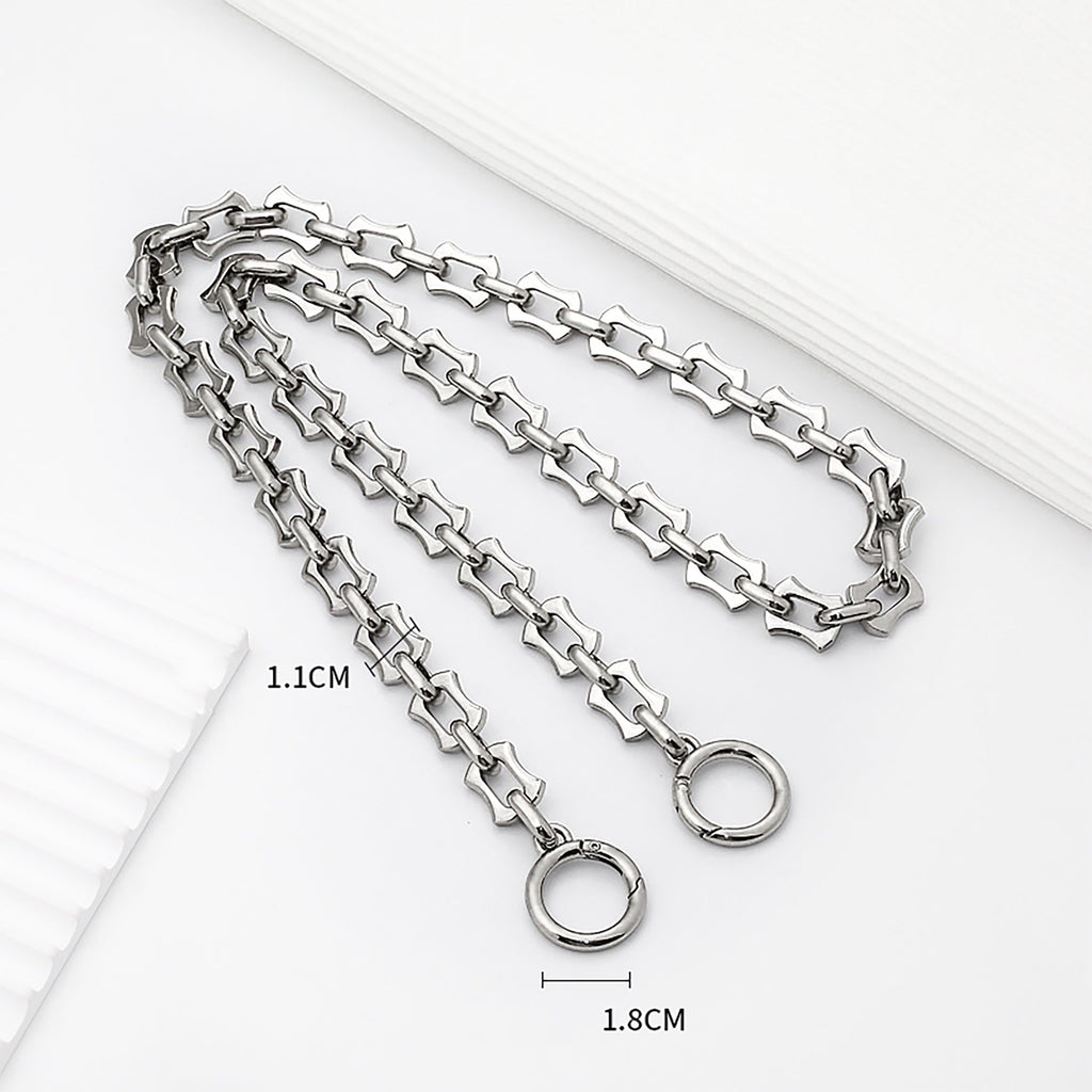 Alloy Metal Bag Chain Strap – Fade-Resistant Replacement Shoulder & Crossbody Strap for Bag Customization