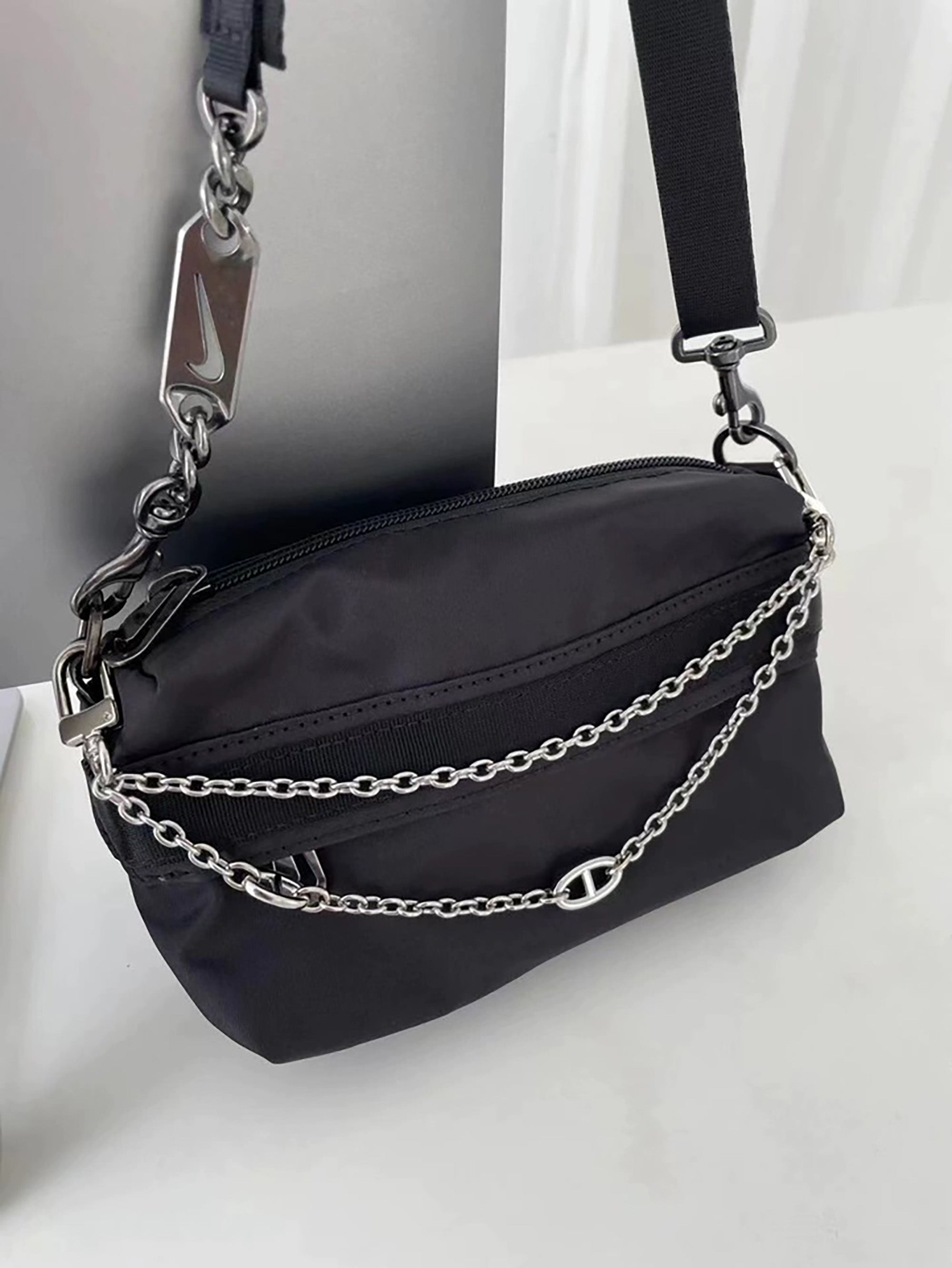 Nike Nylon Bag Transformation Pendant Chain Extension Accessories, Farandole Chain Bag Decoration Chain