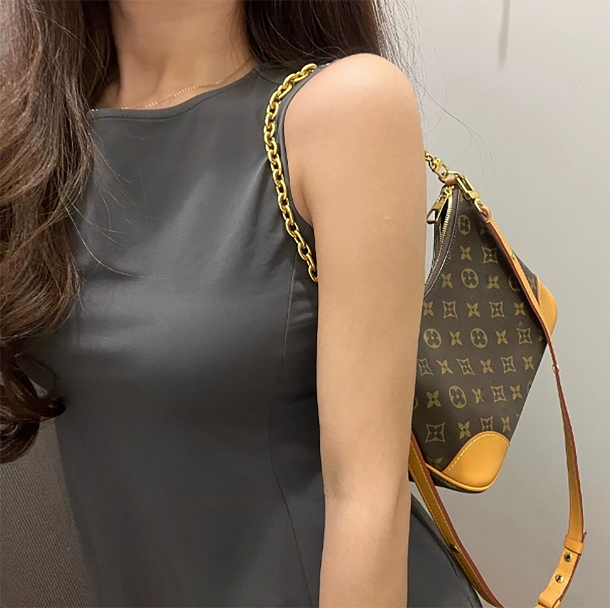 Genuine Leather Shoulder Strap for Boulogne PM Monogram – Replacement Bag Strap, Premium Quality Adjustable Strap for Handbags